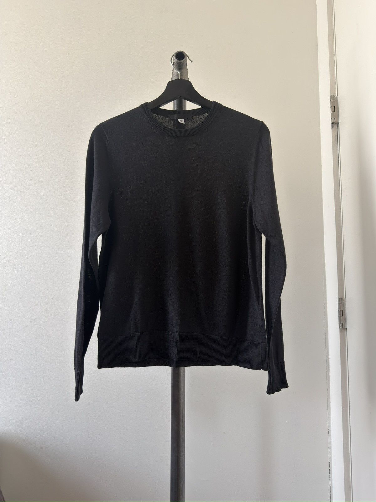 Helmut Lang ‘00s Cropped Cotton Sweater Size US S / EU 44-46 / 1 - 1 Thumbnail