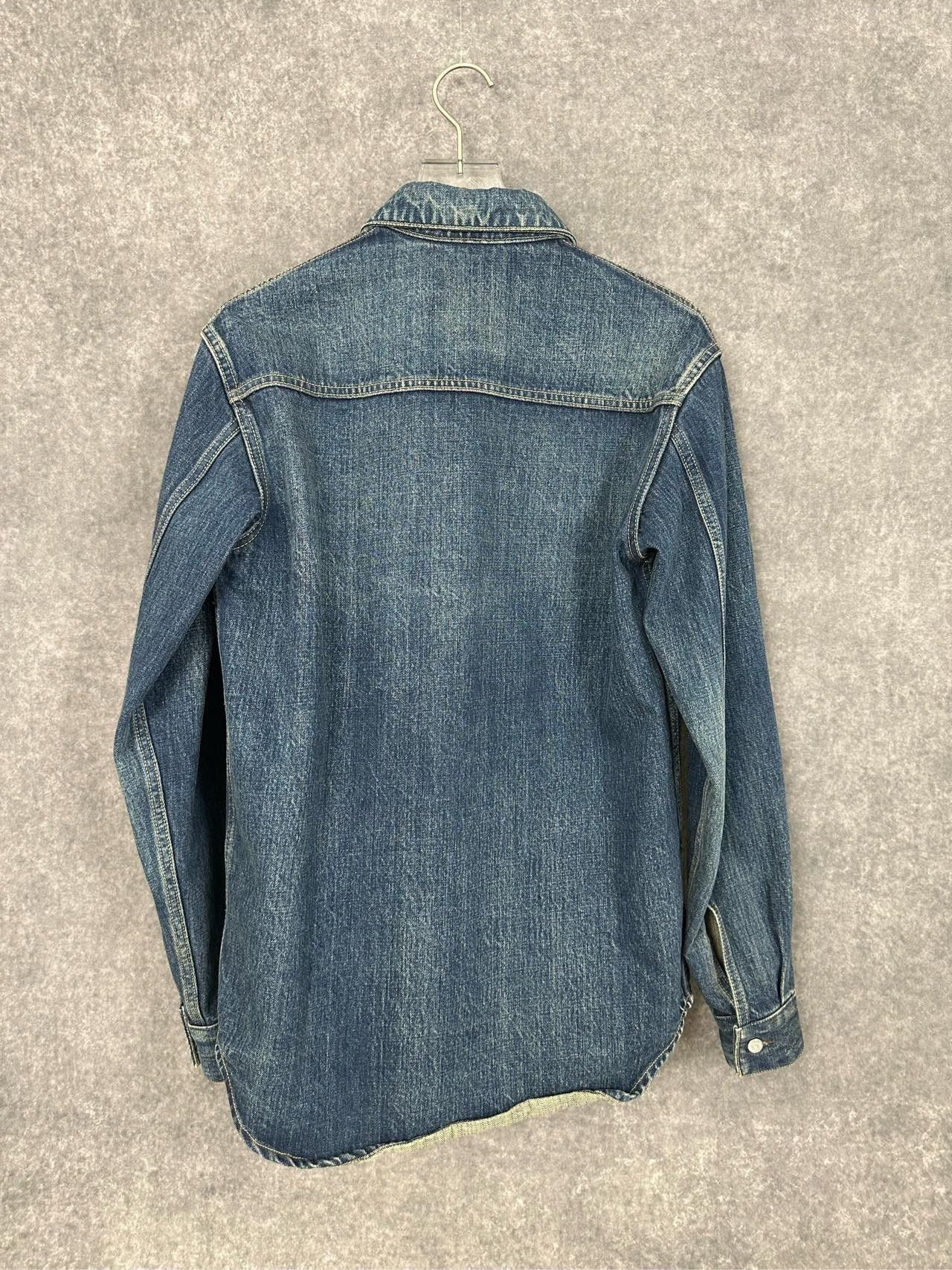 Dior DIOR Tears Collarless Denim Jacket Size US XS / EU 42 / 0 - 2 Thumbnail