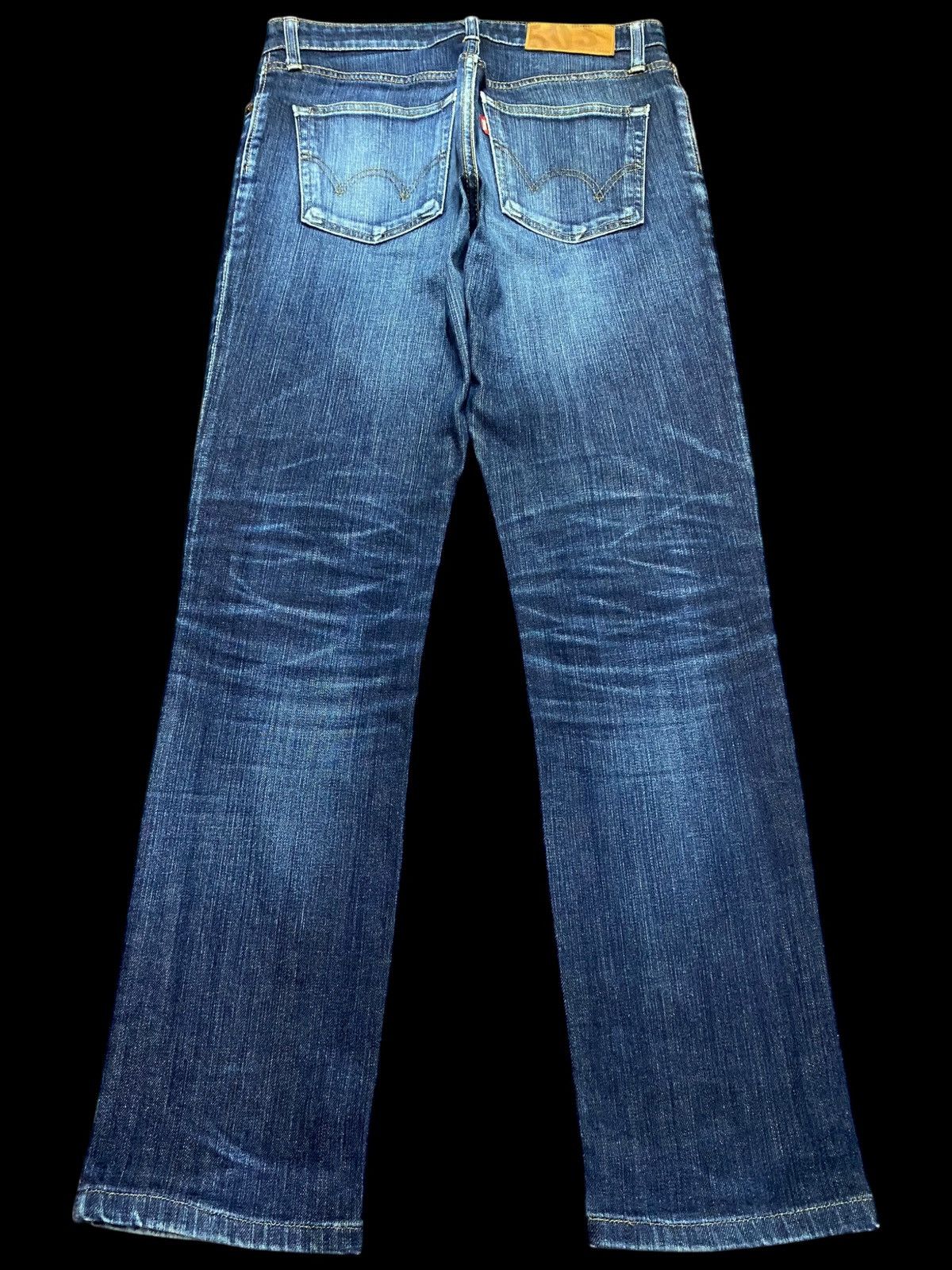 Junya Watanabe Vintage Edwin 503 Japan Blue Wash Distressed Skinny Jeans Size US 30 / EU 46 - 2 Thumbnail