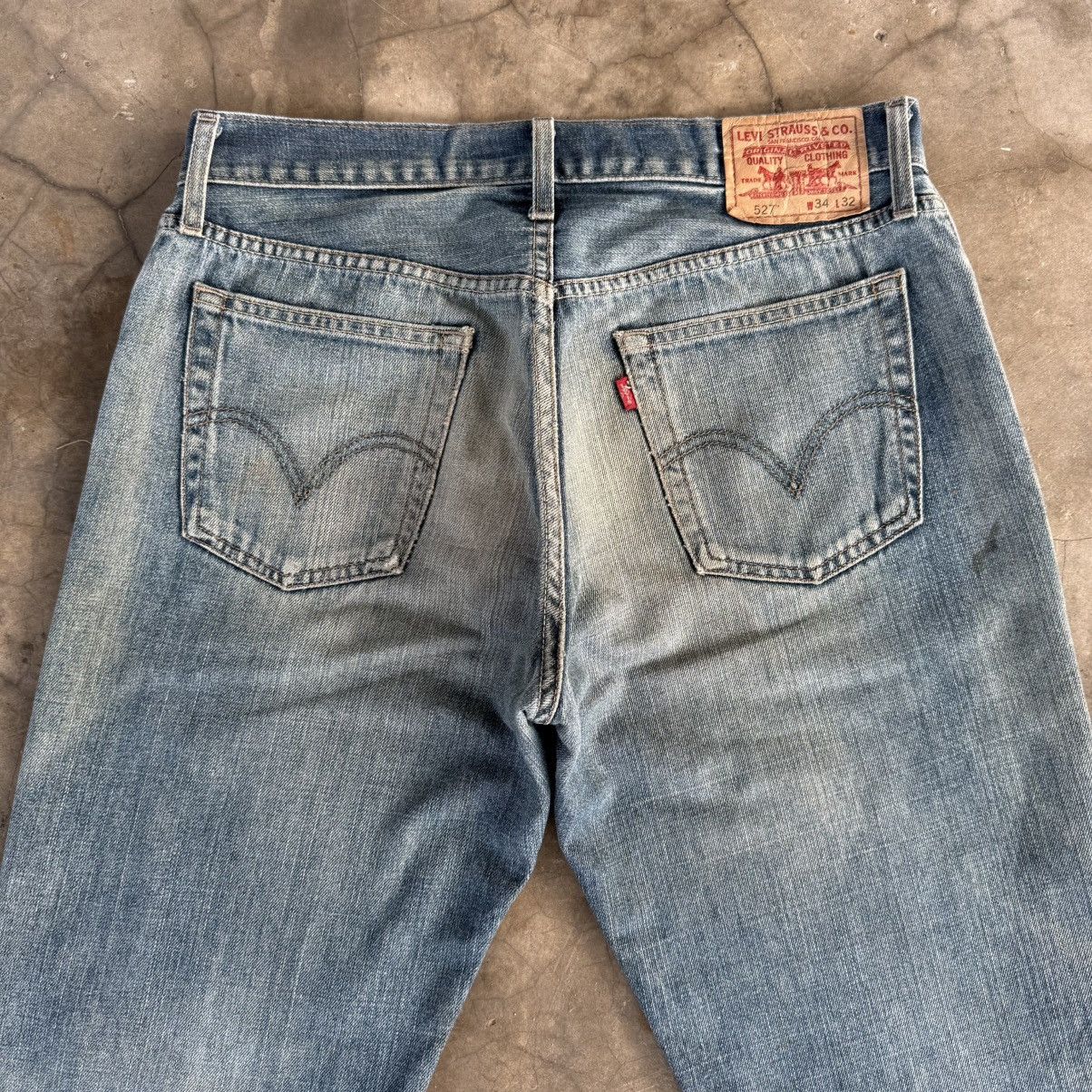 Levi's Vintage Clothing W34x28 Vintage Levi's 527 Low Bootcut Faded Denim Jean Size US 34 / EU 50 - 11 Thumbnail