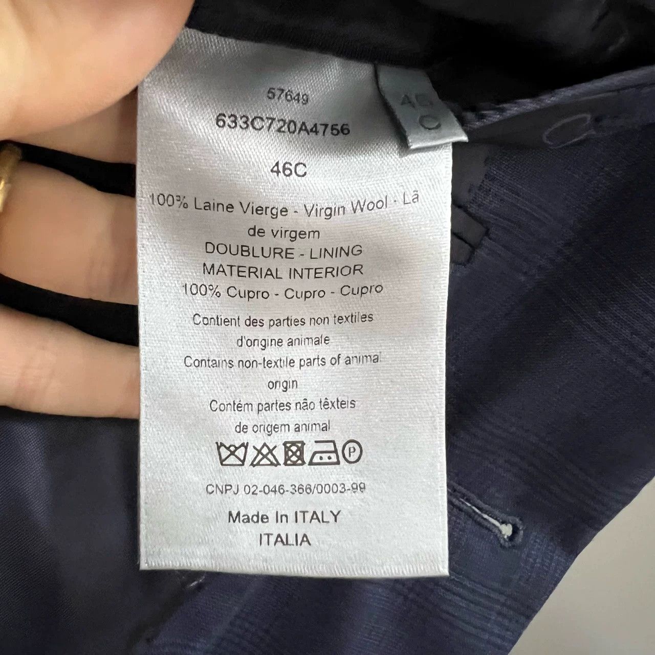 Dior Dior Blue Striped Suit Size US S / EU 44-46 / 1 - 4 Thumbnail