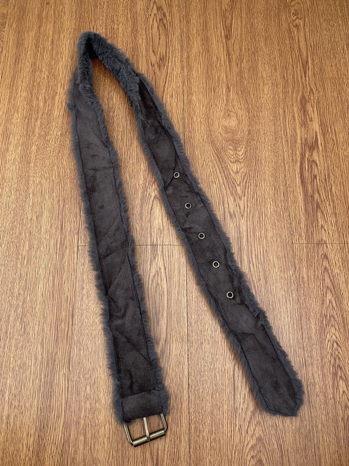 If Six Was Nine × Japanese Brand × Le Grande Bleu (L.G.B.) Faux fur reversible belt Size ONE SIZE - 3 Thumbnail