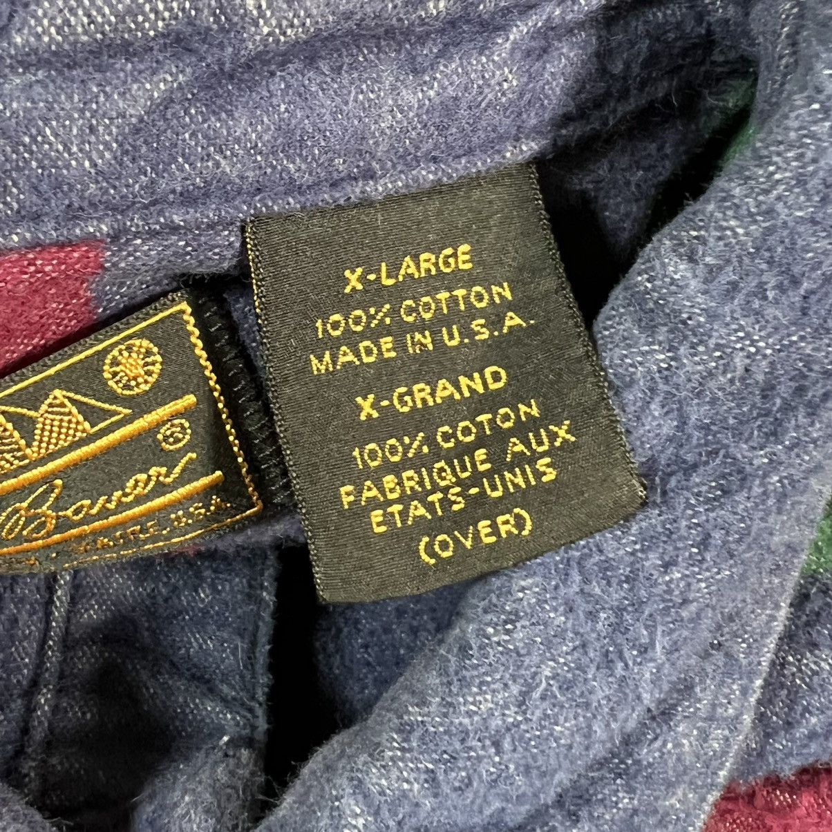 Eddie Bauer Vintage Eddie Bauer Heavyweight Flannel Striped Made In USA Size US XL / EU 56 / 4 - 5 Thumbnail