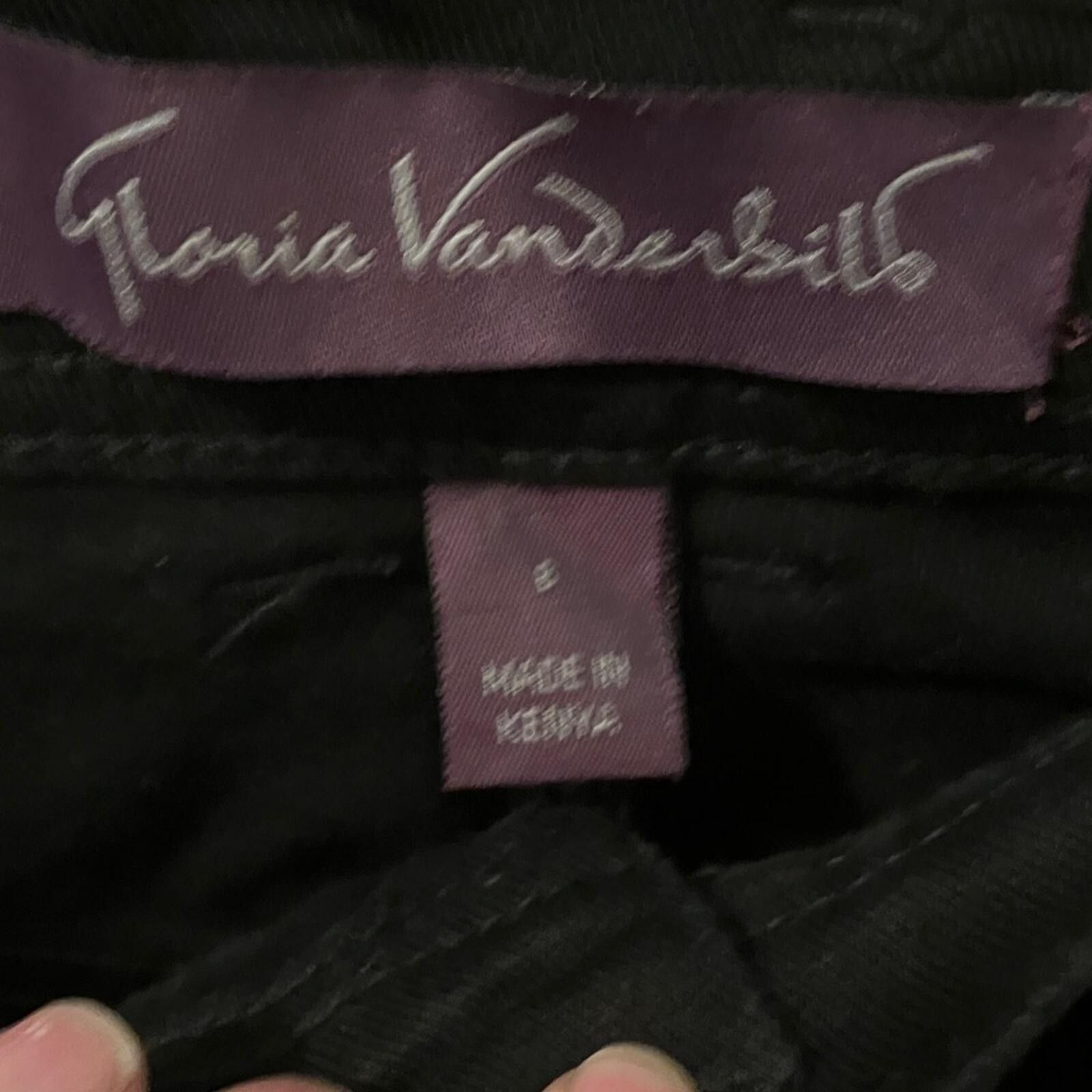 Other Gloria Vanderbilt Elegant Black Denim Size 30" / US 8 / IT 44 - 2 Thumbnail