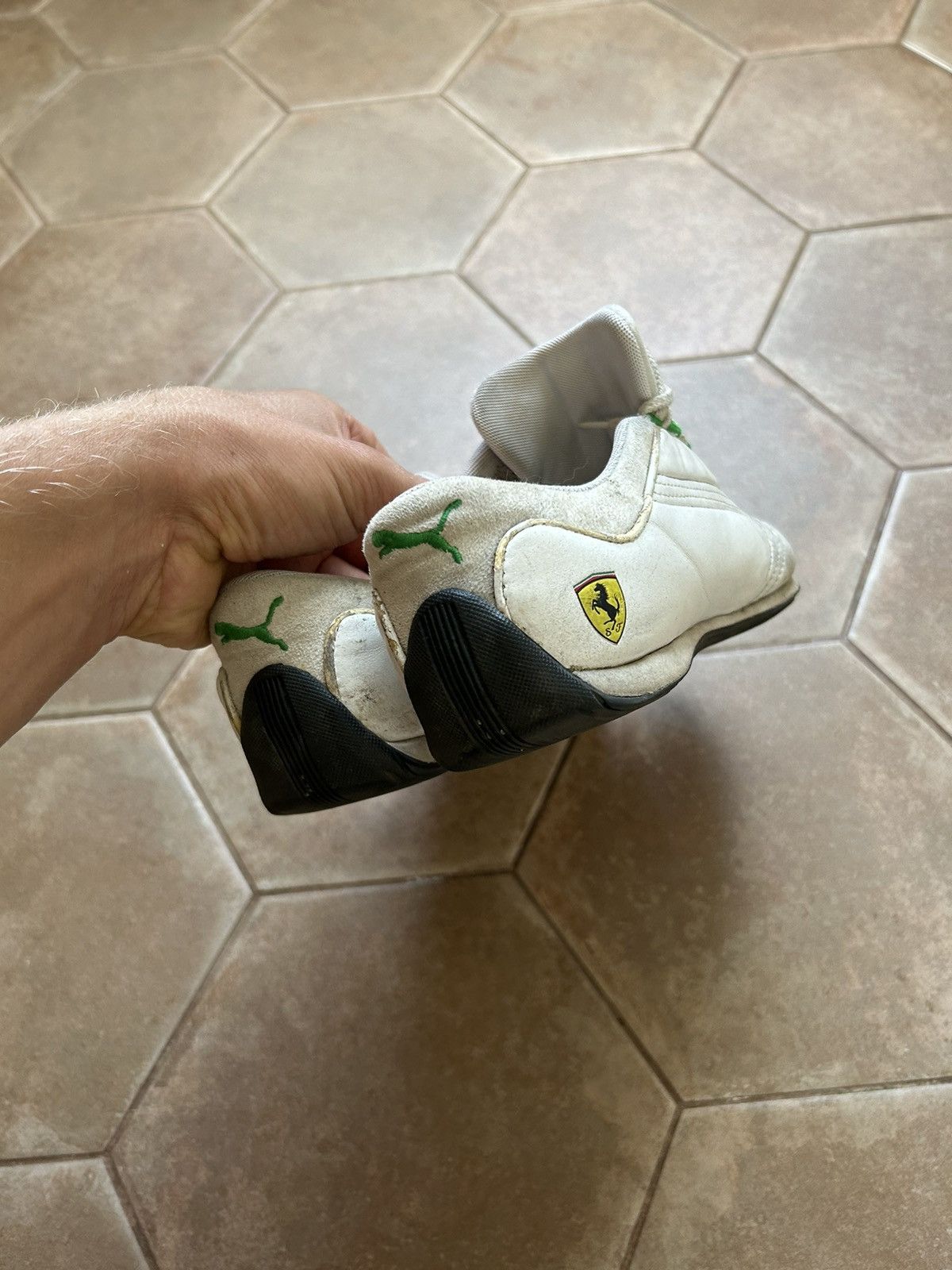 Ferrari × Puma VINTAGE PUMA FERRARI Y2K LEATHER SNEAKERS Size US 8 / IT 38 - 6 Thumbnail