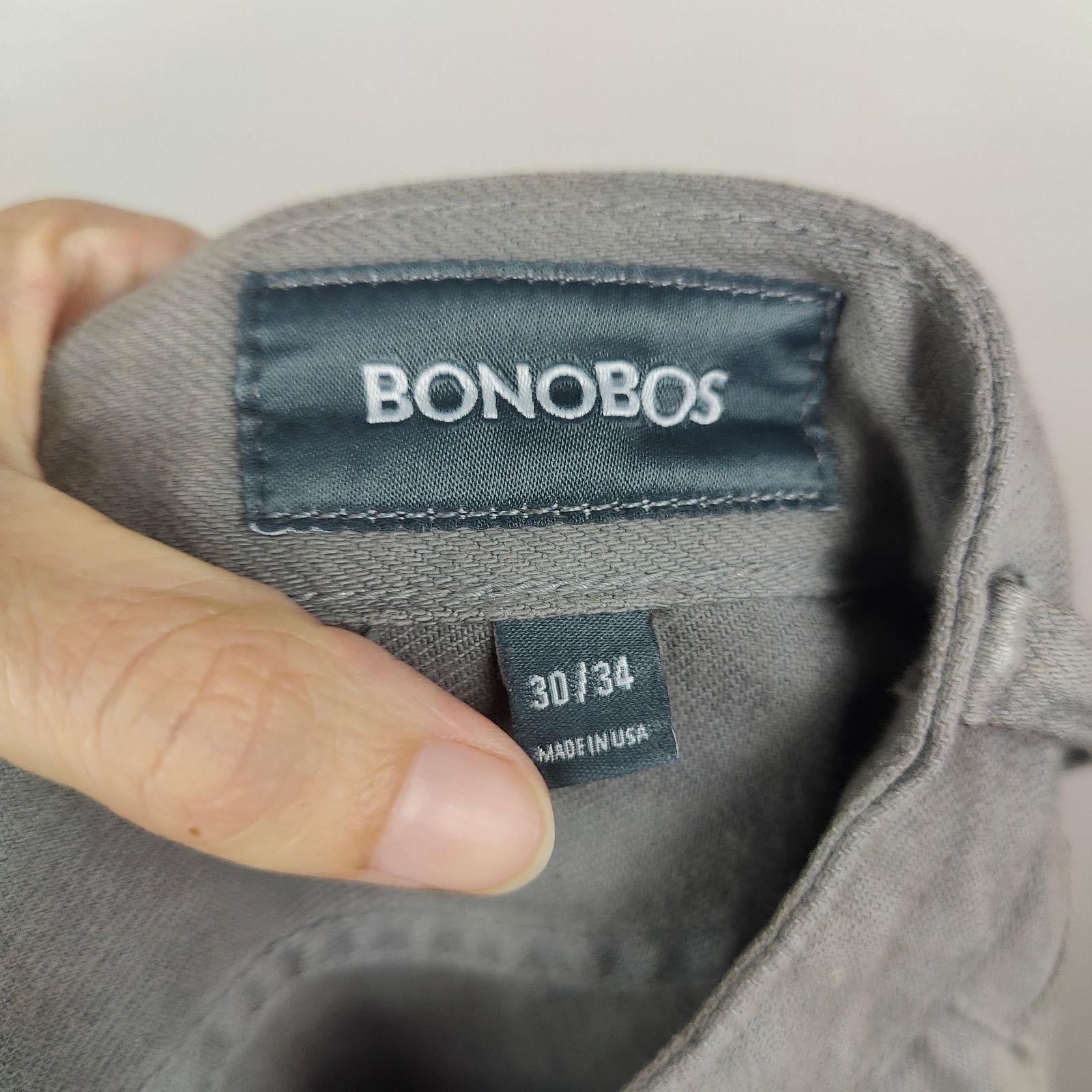 Bonobos Bonobos Travel Jeans Mens 30x34 Gray Preppy Casual Stretch Size US 30 / EU 46 - 9 Thumbnail