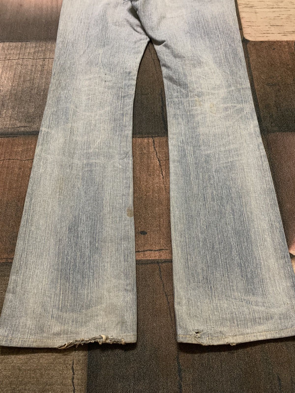 Edwin FLARE vintage edwin distressed denim patchwork sashiko Size US 29 - 17 Thumbnail