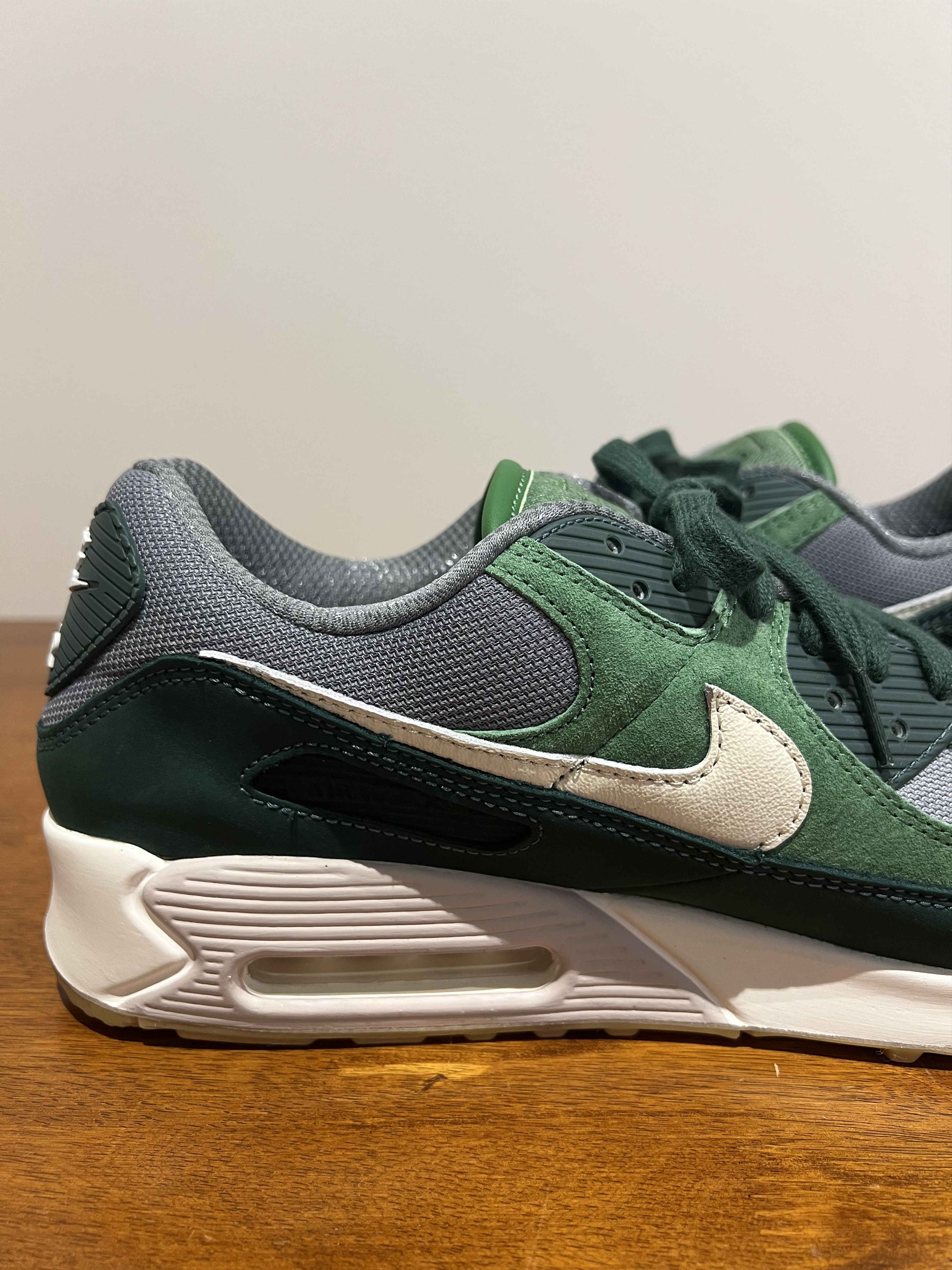Nike 💚 2022 Nike Air Max 90 PRM Pro Green/Pale Ivory US 13 NEW Size US 13 / EU 46 - 12 Thumbnail