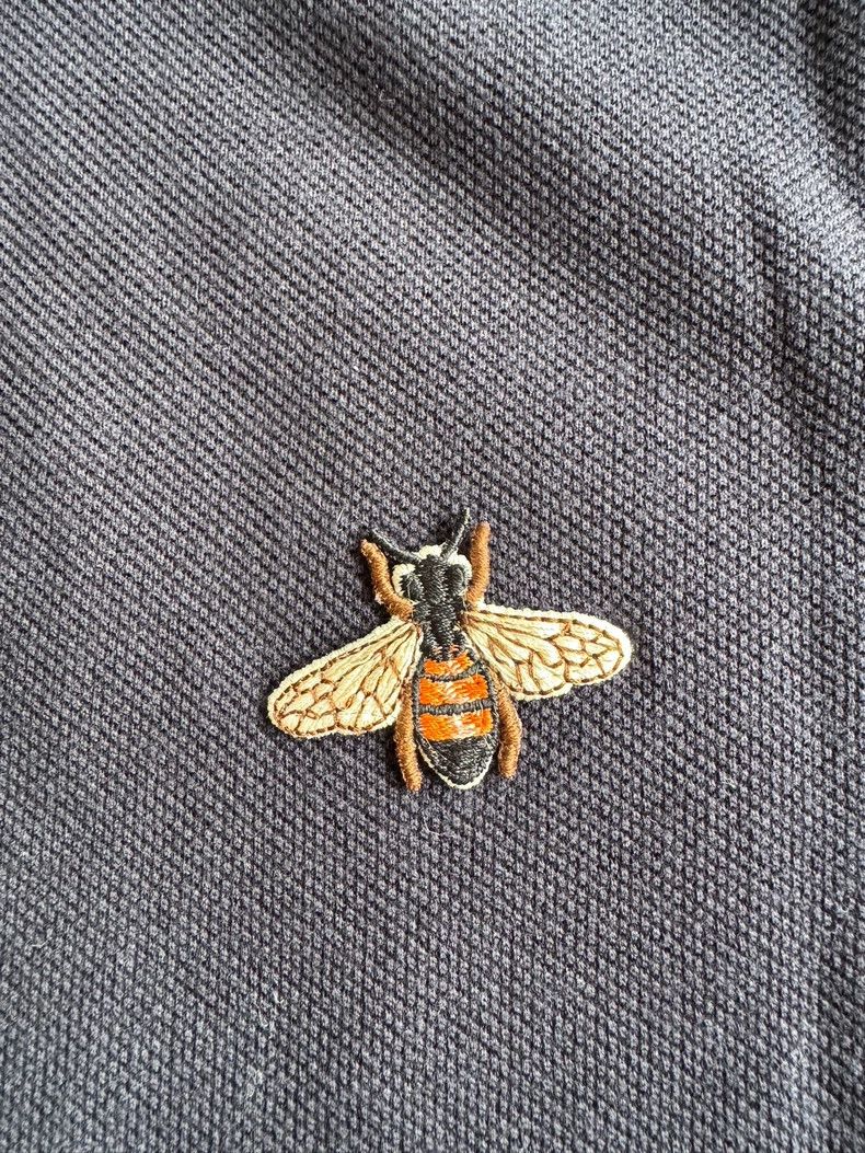 Gucci Gucci Little bee embroidery logo short-sleeved polo 2503-Ne Size US XL / EU 56 / 4 - 4 Thumbnail