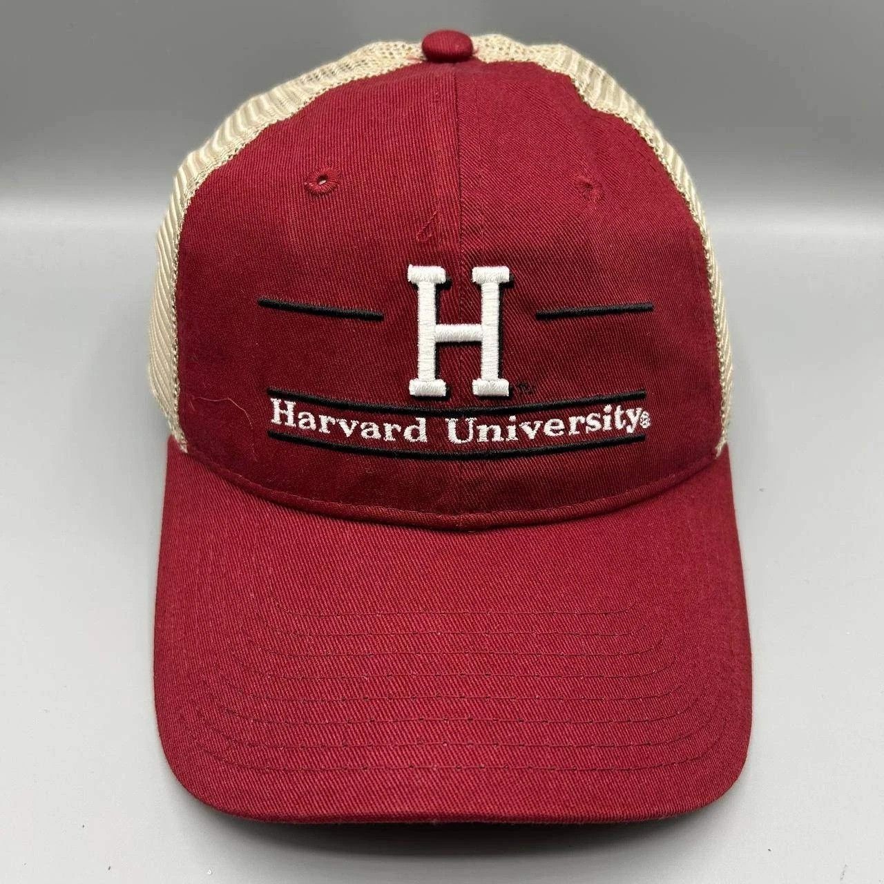 The Game Vintage Harvard University Trucker Hat Men NCAA Snap Back Size ONE SIZE - 1 Thumbnail