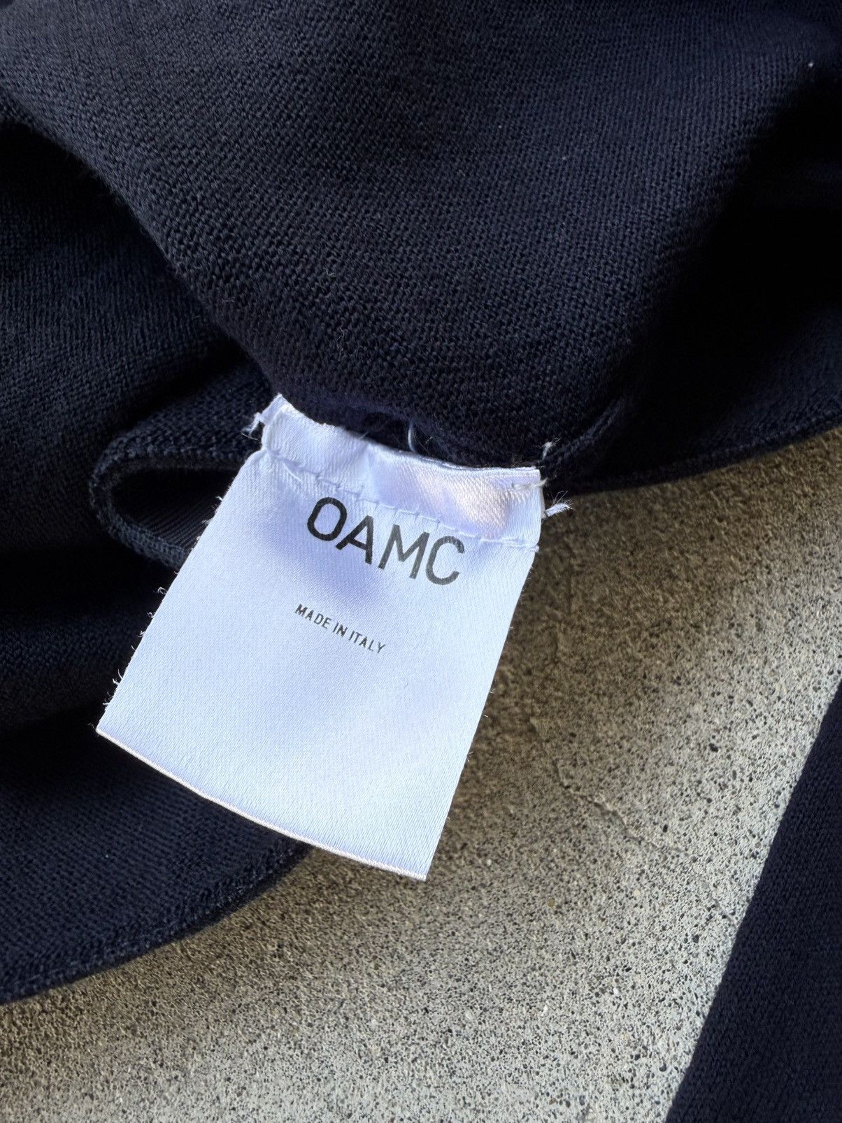OAMC OAMC Dark Navy Belted Wool Knit Size US S / EU 44-46 / 1 - 10 Thumbnail