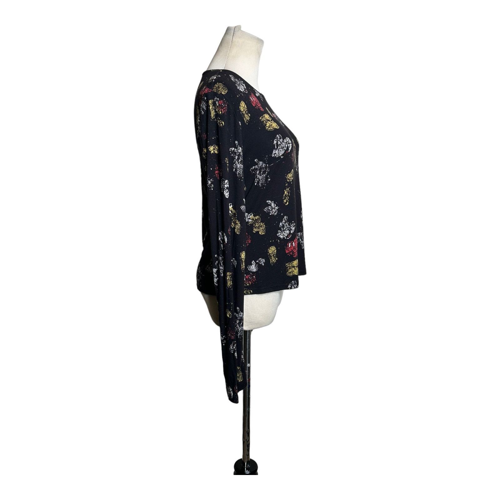 Desigual Desigual Slim Black Little Mickey Mouse print T-shirt sz XL Size XL / US 12-14 / IT 48-50 - 14 Thumbnail