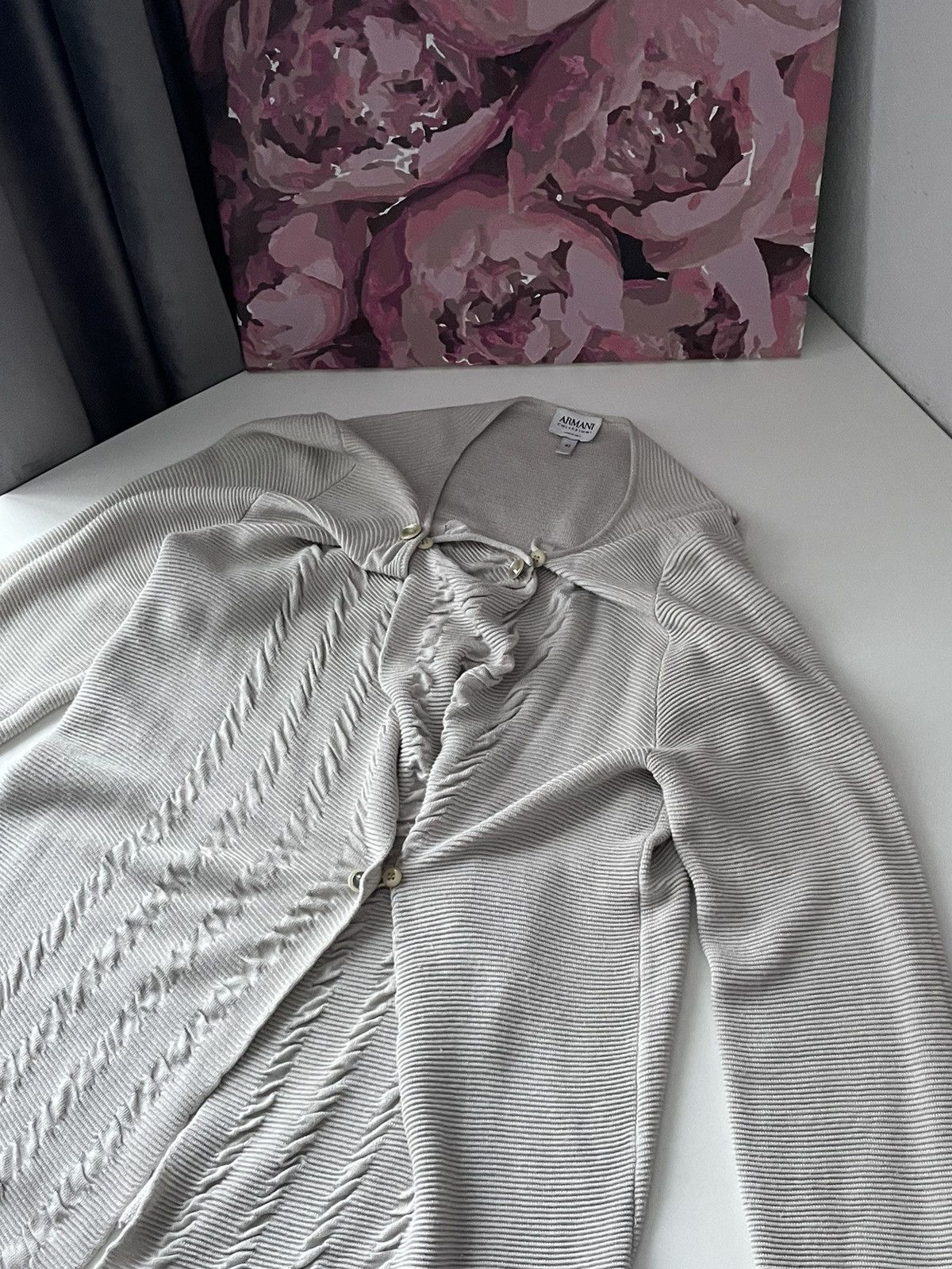 Armani Collezioni Armani Collezioni Deanna Spa Wrap Front Sweater VERY RARE Size M / US 6-8 / IT 42-44 - 10 Thumbnail