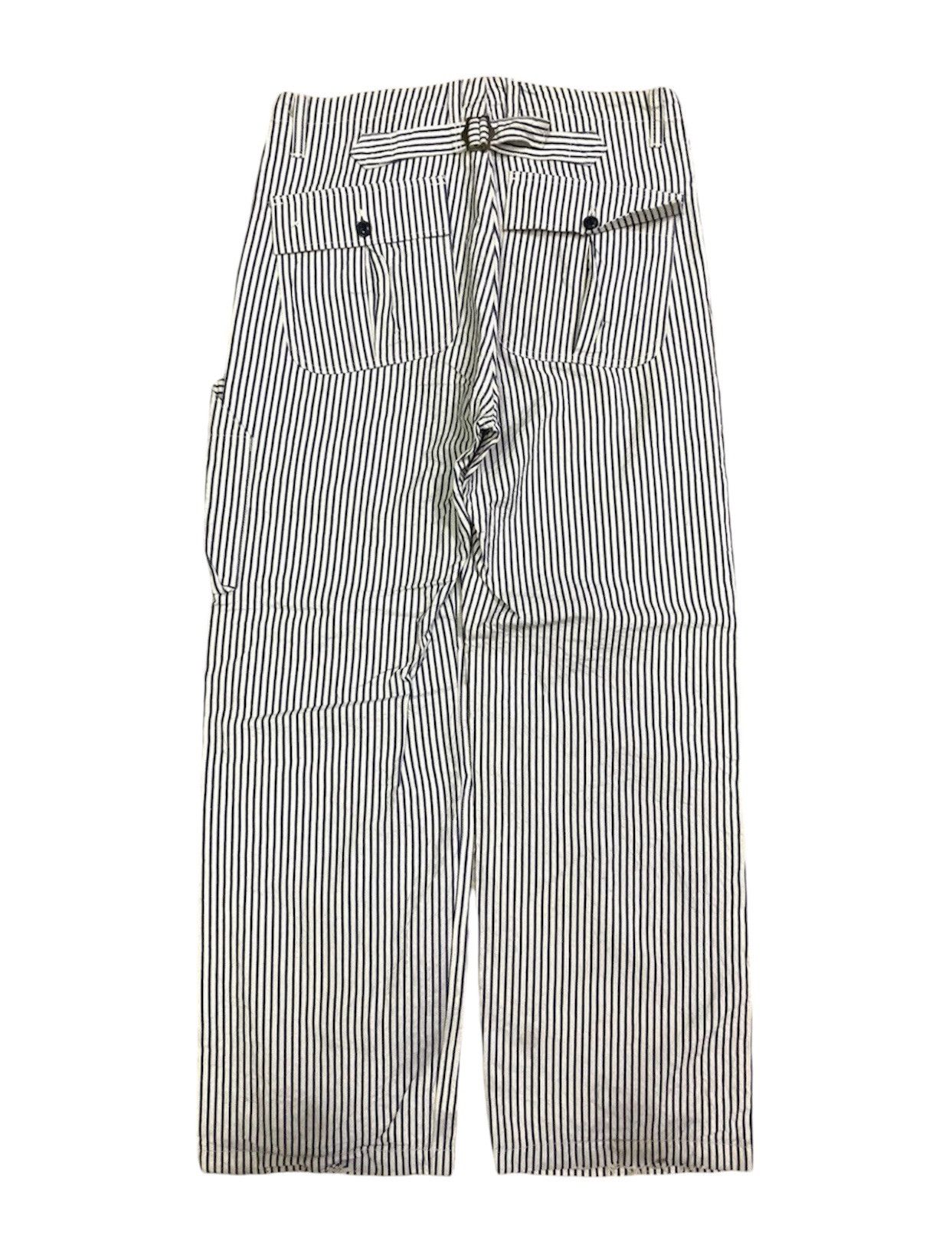Japanese Brand × Vintage Vintage Japanese Gorouta Hickory Baggy Stripe Pant Size US 32 / EU 48 - 4 Thumbnail