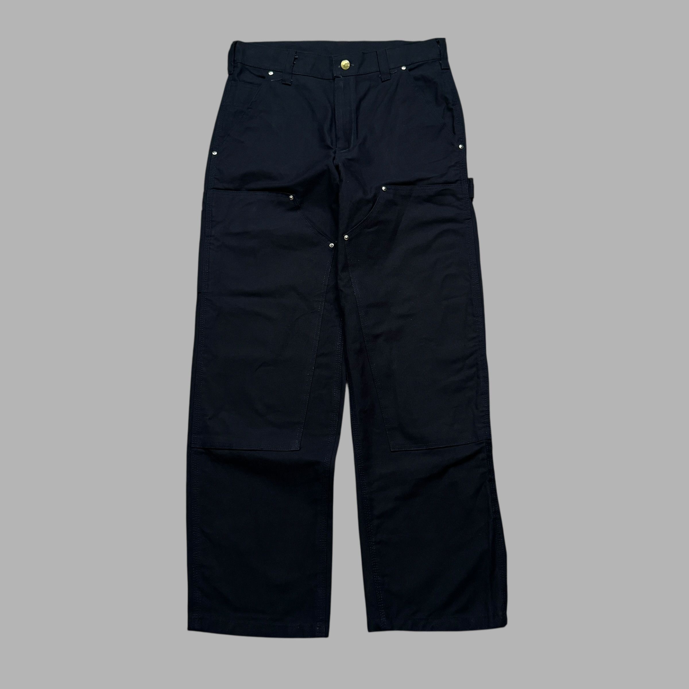 Carhartt Vintage carhartt navy double knee carpenter size 30x32 Size US 30 / EU 46 - 1 Thumbnail