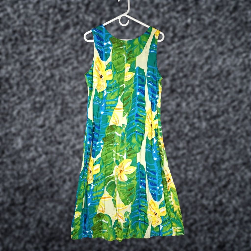 Jams World Jams World Shirtwaist Dress Women's M Floral Button Up Long Length Maxi Summer Spring Multicolor Rayon Sleeveless Buttoned N/A Size M / US 6-8 / IT 42-44 - 1 Thumbnail