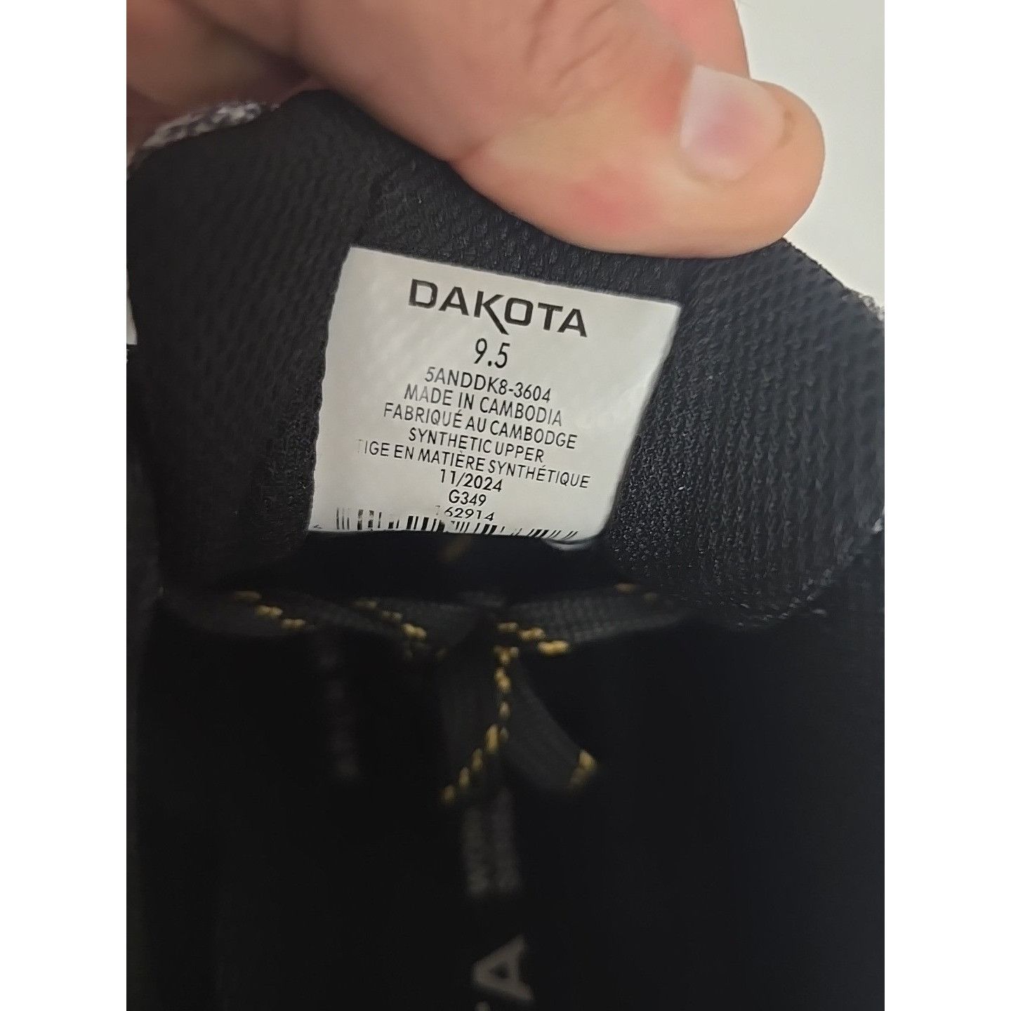 Other DAKOTA Men's 3604 Quad Lite Aluminum Toe 9.5M Size US 9.5 / EU 42-43 - 6 Thumbnail