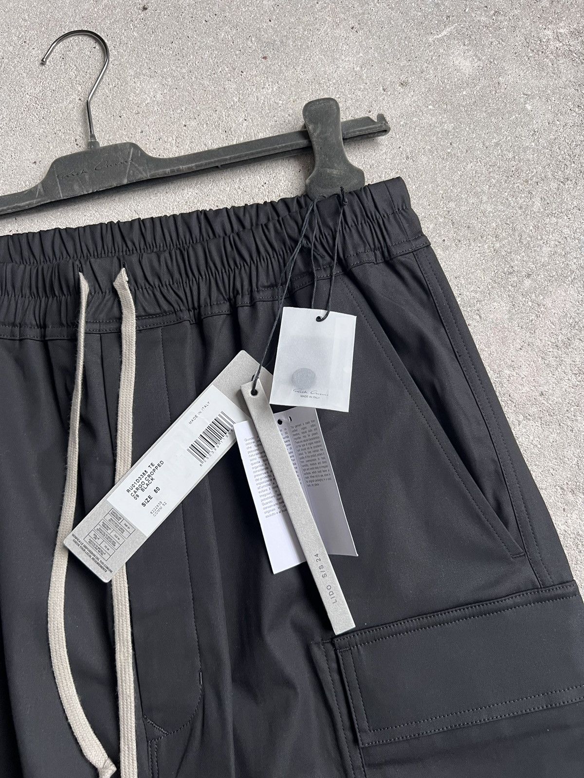 Rick Owens 💎SS24 Rick Owens Cargo Pants Size US 34 / EU 50 - 5 Thumbnail