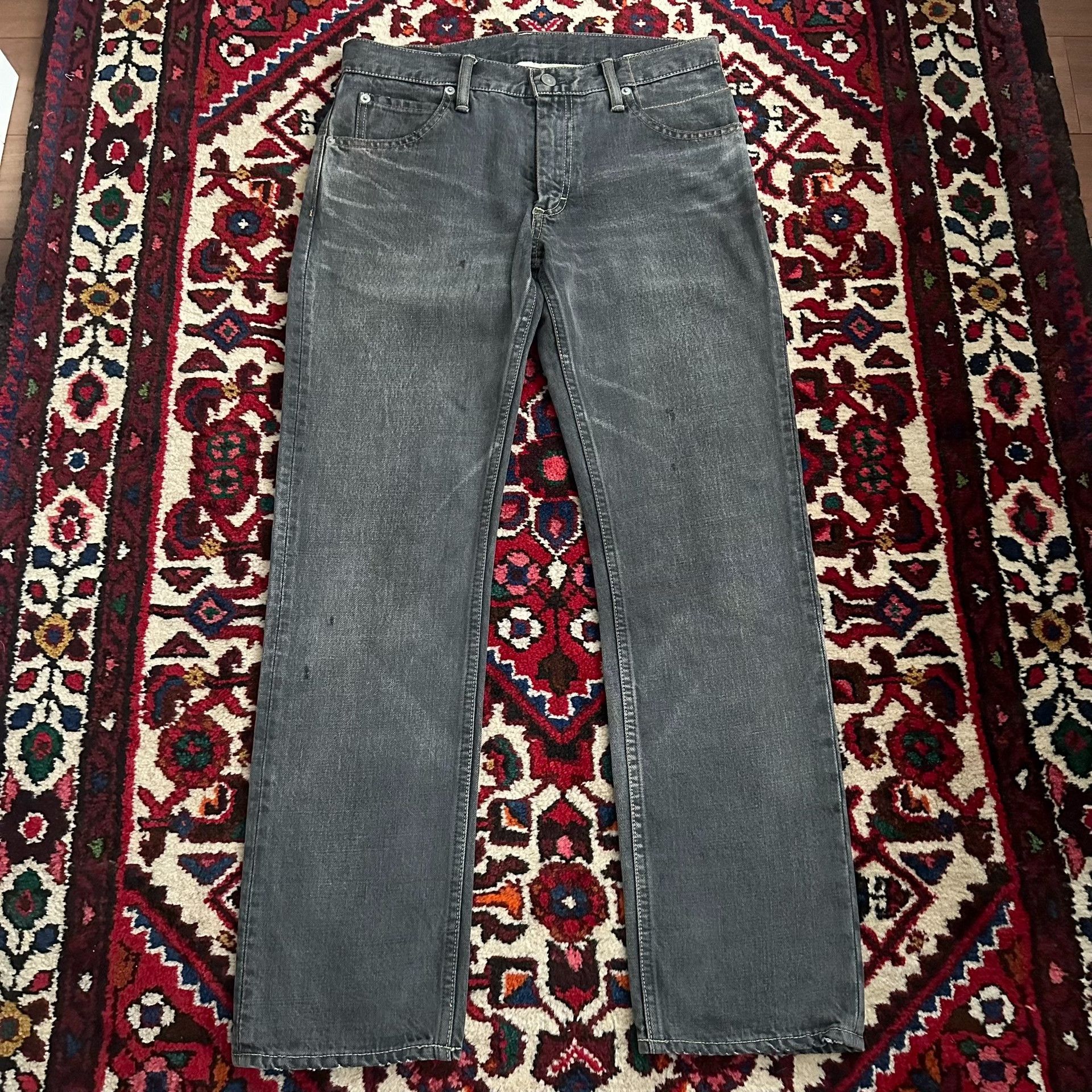 Visvim visvim 14aw 09d5 Black Washed Jeans W32L30 Size US 32 / EU 48 - 1 Thumbnail