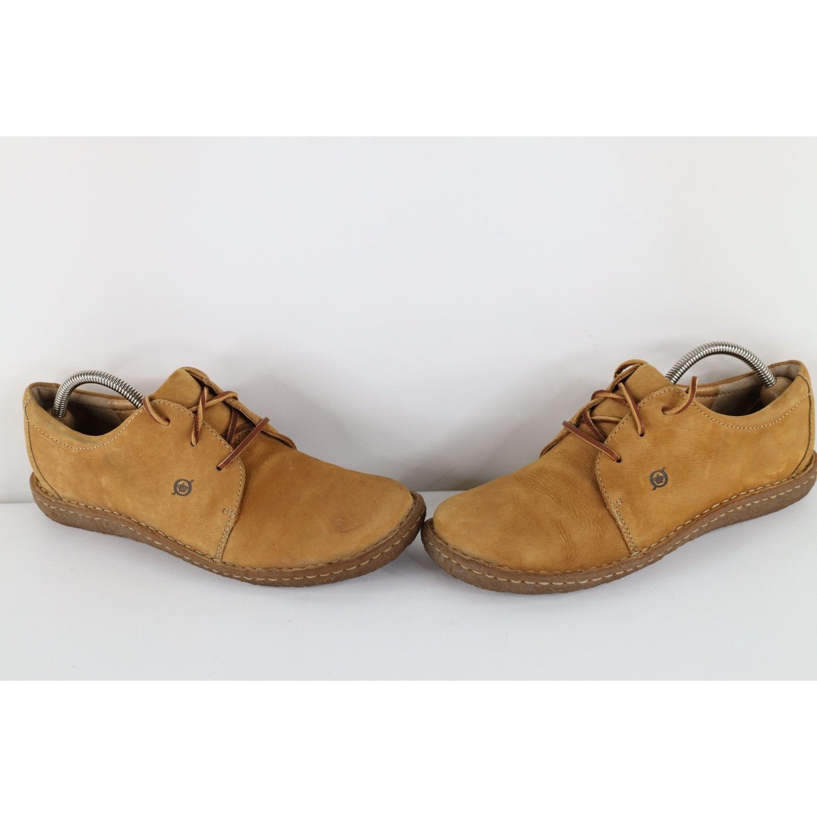 Born Born Distressed Nubuck Suede Leather Moccasin Shoes Size US 11 / IT 41 - 1 Thumbnail