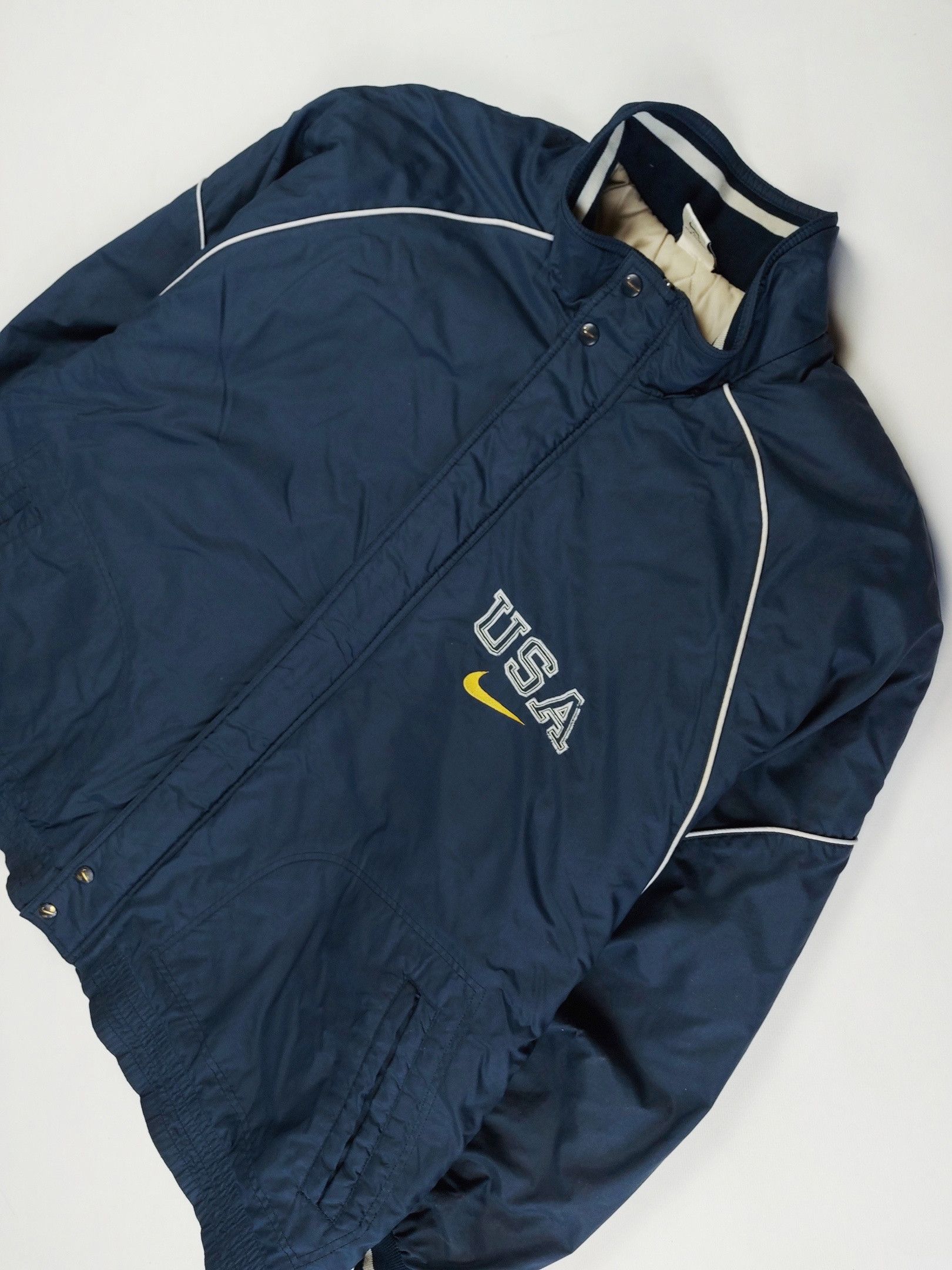 Nike × Vintage Vintage Nike Bomber Jacket Size US XXL / EU 58 / 5 - 6 Thumbnail