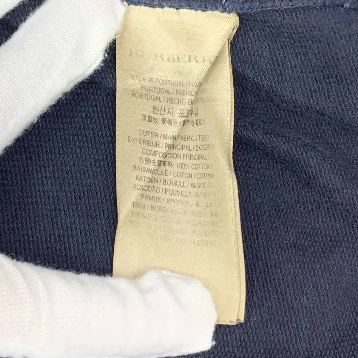 Burberry Burberry Dark Blue Zipper Design Drawstring Pants K26WX Size 24" / US 00 / IT 34 - 7 Thumbnail