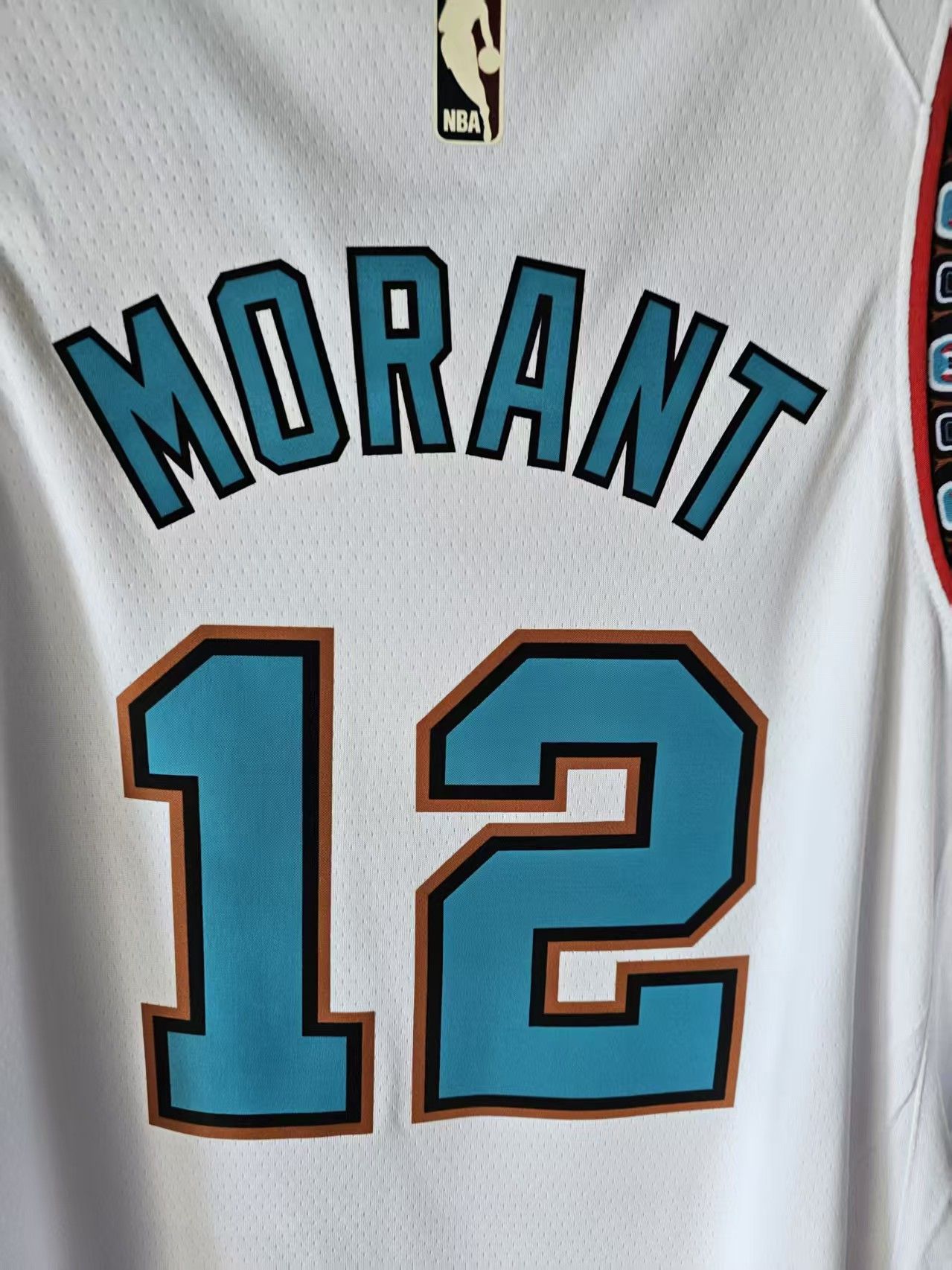 NBA Memphis Grizzlies 12 Ja Morant Jersey White Size US XL / EU 56 / 4 - 4 Thumbnail