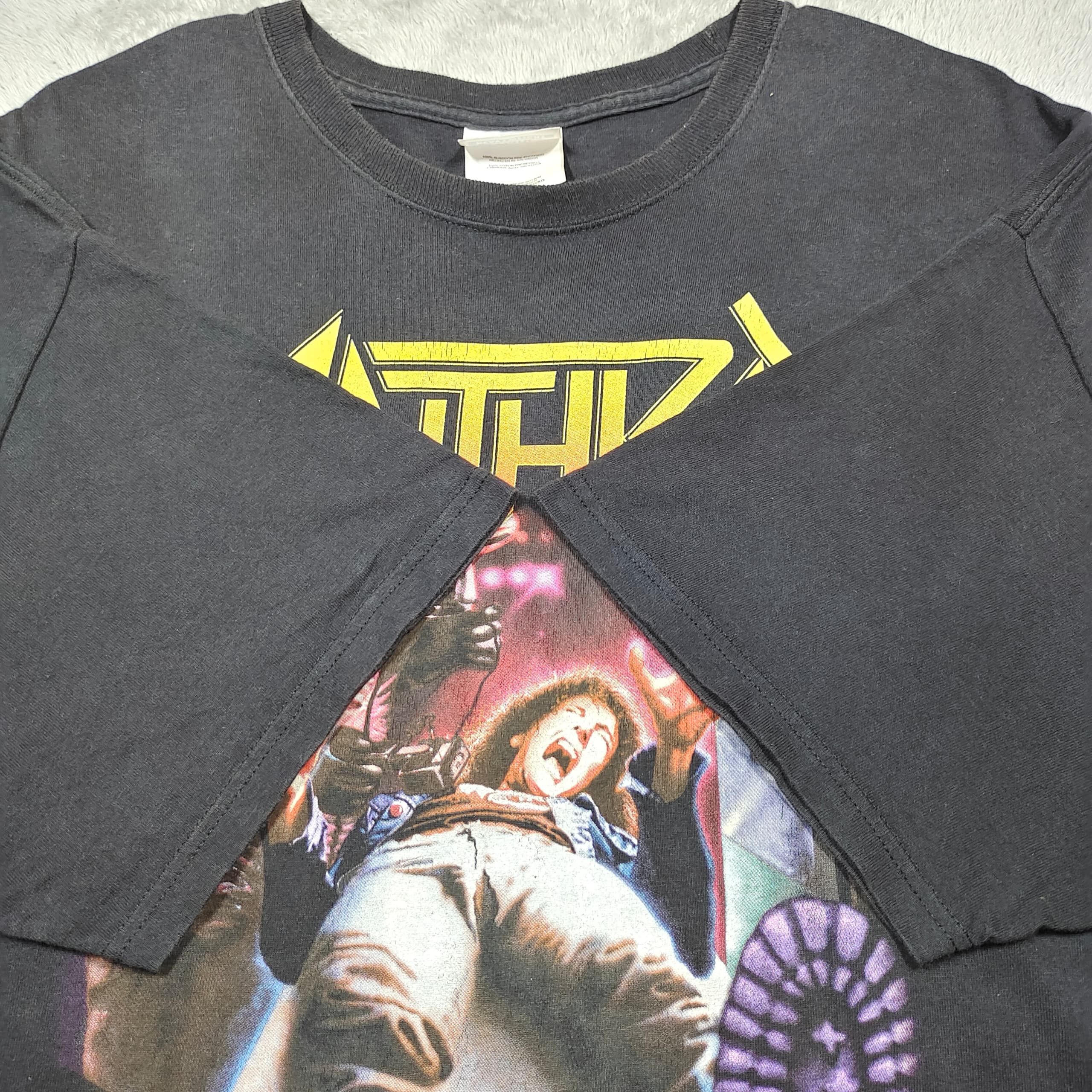 Band Tees × Vintage Y2K ANTHRAX SPREADING THE DISEASE METAL BAND T SHIRT Size US XL / EU 56 / 4 - 4 Thumbnail