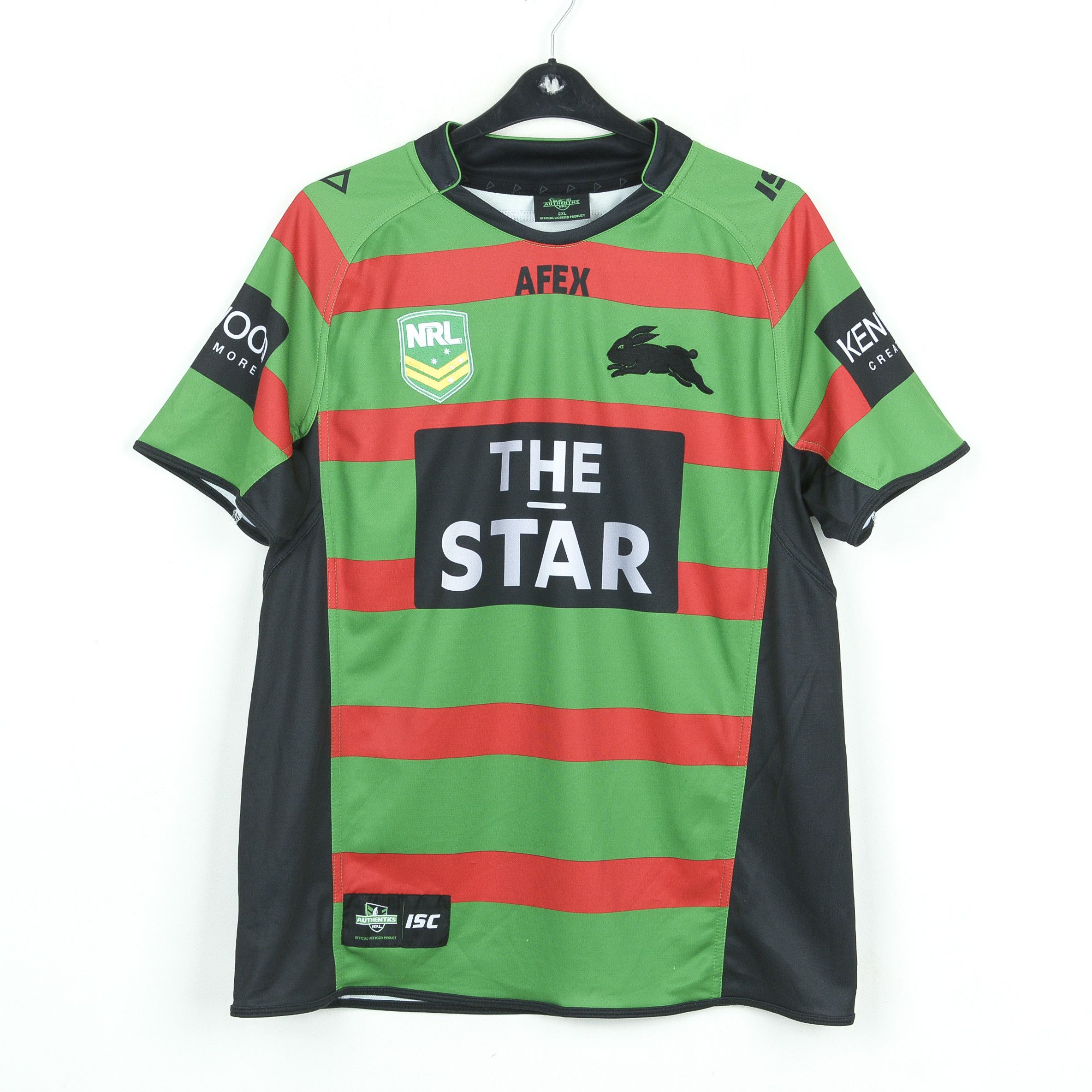 image of South Sydney Rabbitohs Isc Rugby League Jersey Shirt 2013, Men's (Size 2XL)