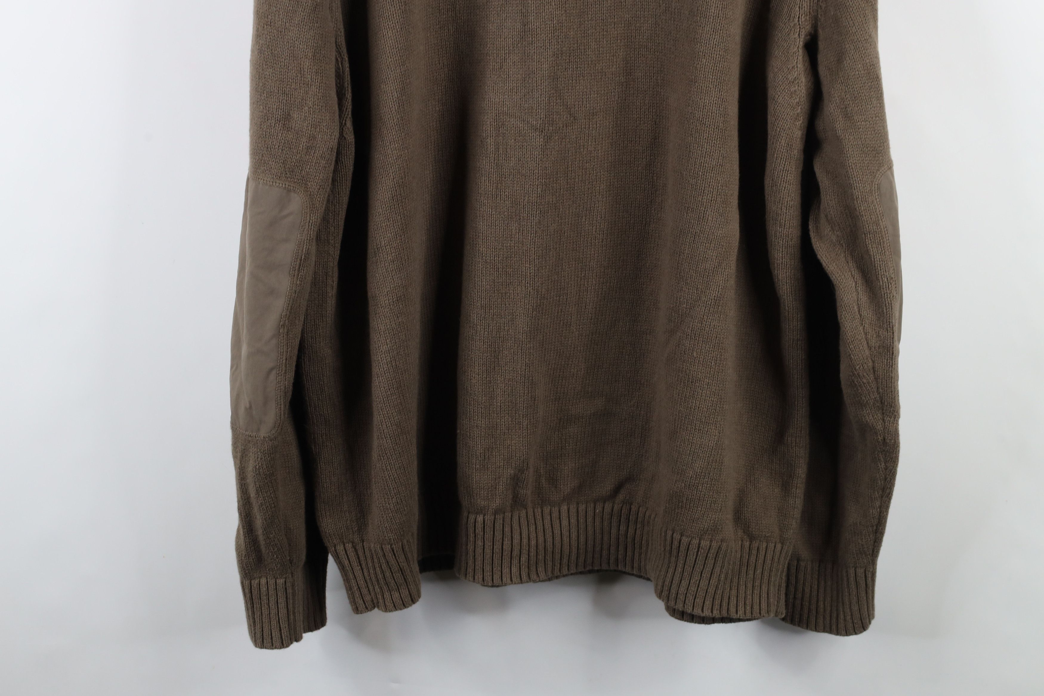Duluth Trading Company × Vintage Duluth Trading Co Brigadier Mock Neck Half Zip Sweater Bark Size US XXL / EU 58 / 5 - 11 Thumbnail