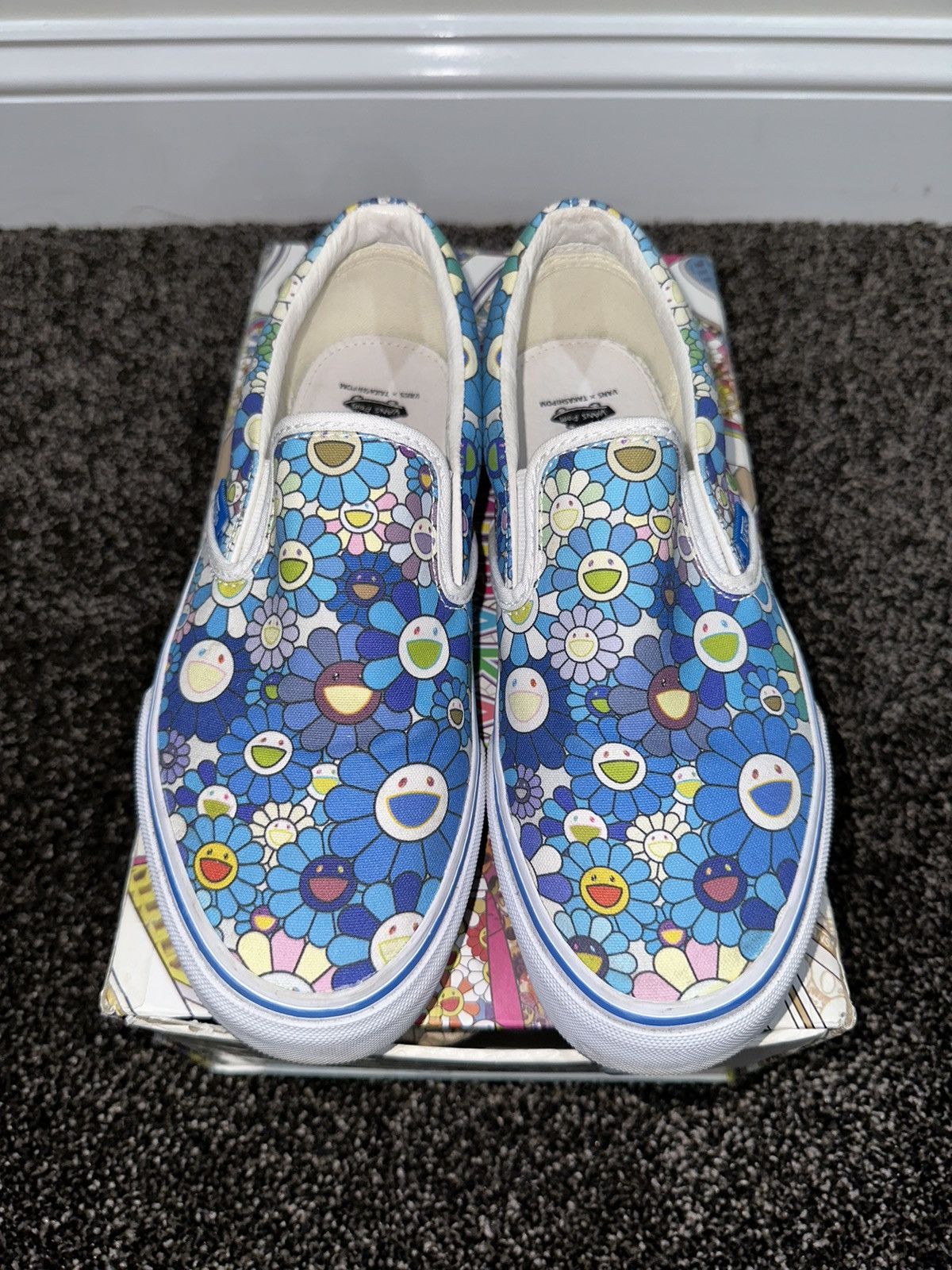 Takashi Murakami × Vans Takashi Murakami x Vans Flower Motif LX Low Slip On Sneaker Size US 6 / EU 39 - 12 Thumbnail