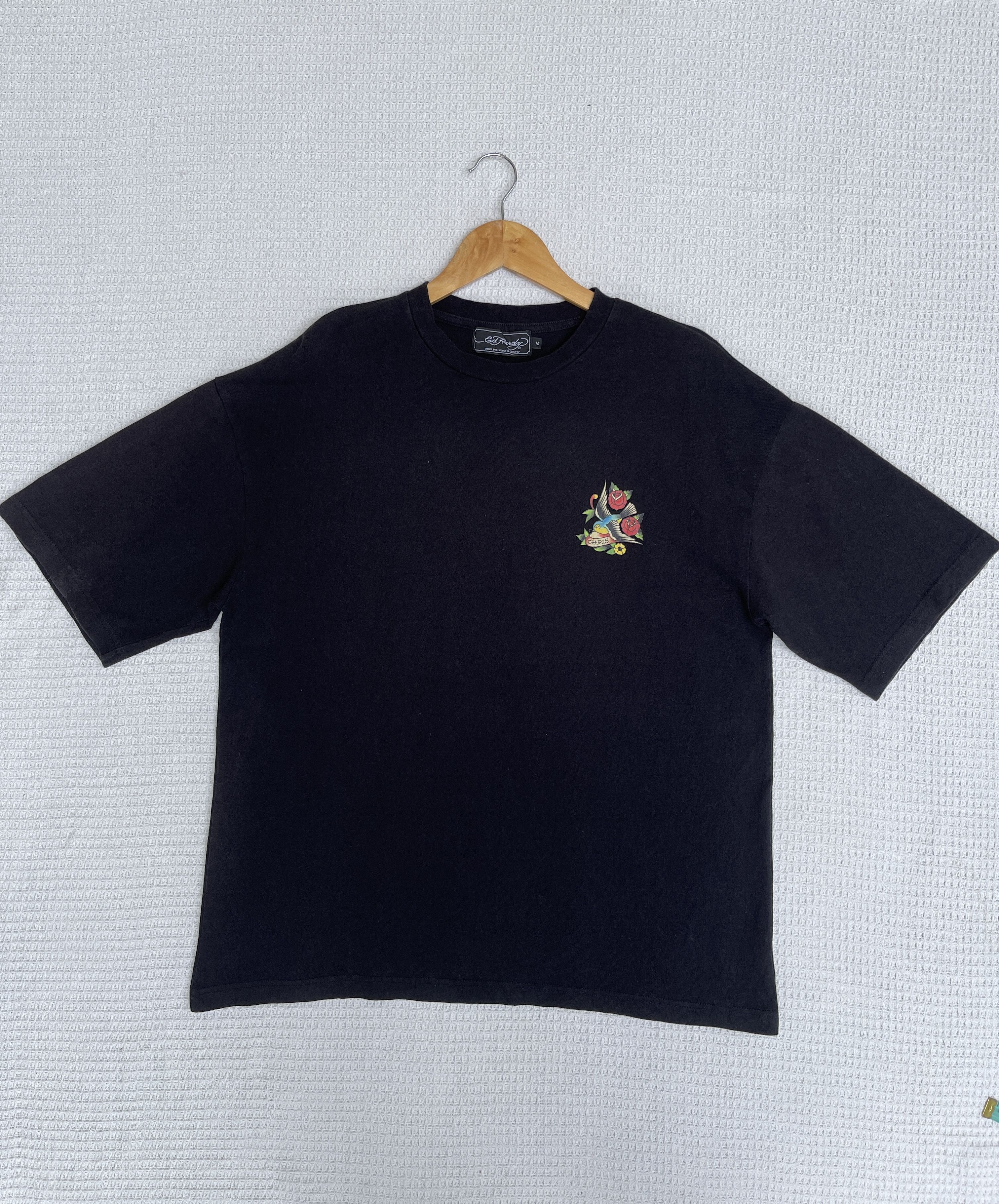 Ed Hardy Last Drop🔥Rare🔥Vintage Ed-Hardy Black T-Shirt Size US M / EU 48-50 / 2 - 9 Thumbnail