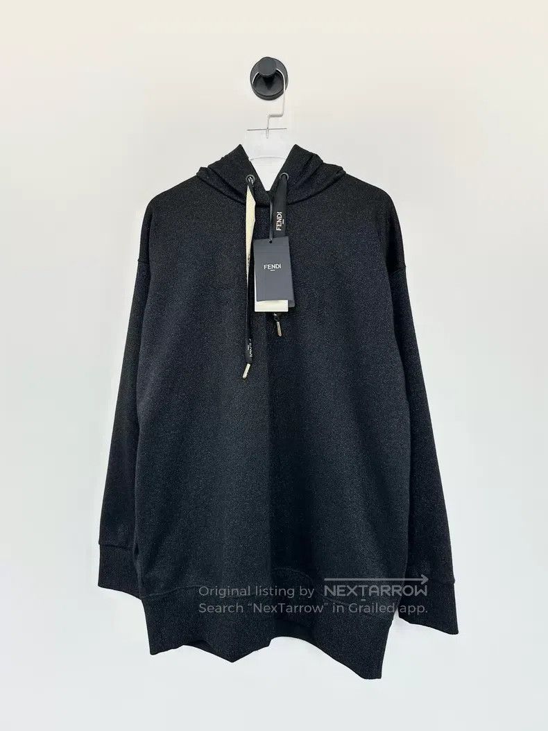 Fendi Fendi Black Black and Gold Ribbon Dark Pattern Embroidered Size M / US 6-8 / IT 42-44 - 1 Thumbnail