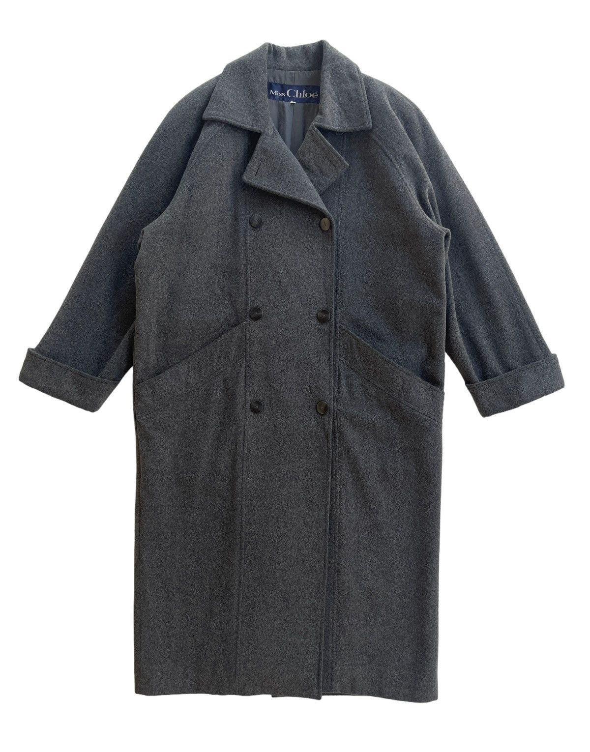Chloe Chloe Wool Cashmere Overcoat Size L / US 10 / IT 46 - 2 Thumbnail
