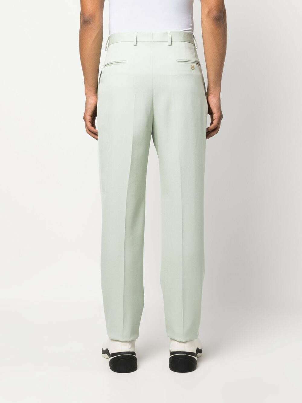 Lanvin o1y0125 Casual Pant in Light Green Size US 34 / EU 50 - 3 Thumbnail