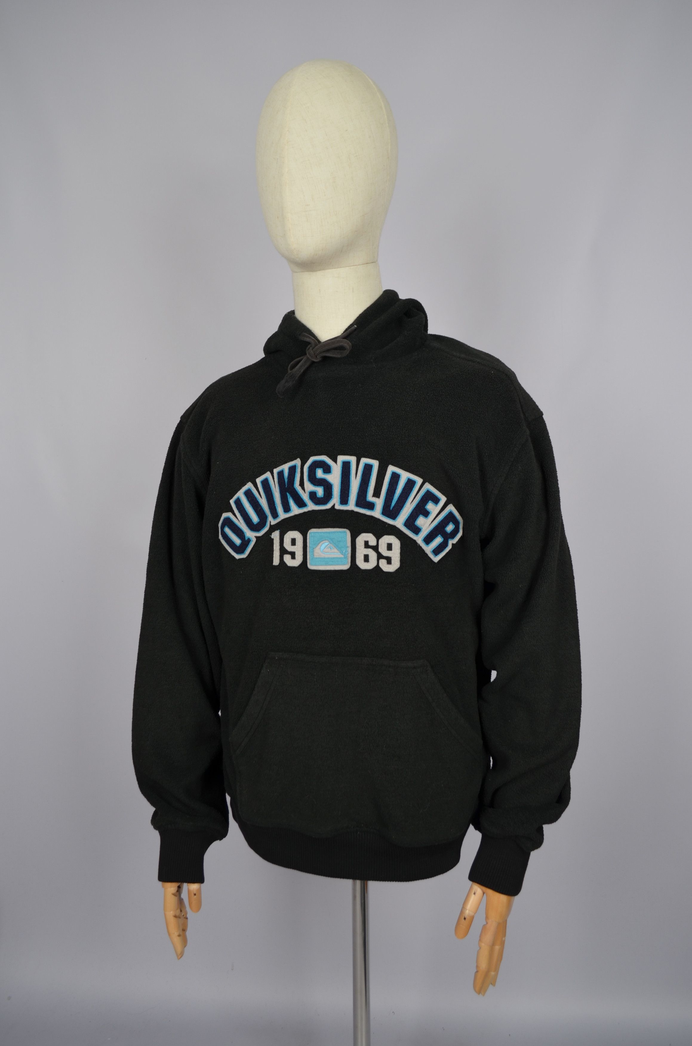 Quiksilver × Vintage Quiksilver Fleece Surf Embroided Logo Hoodie Vintage 90s y2k Size US XL / EU 56 / 4 - 1 Thumbnail