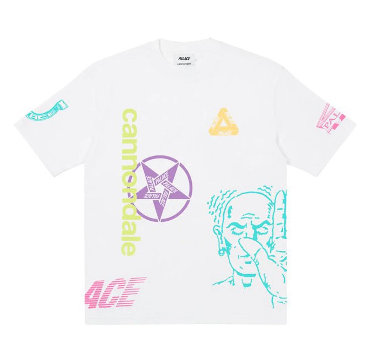 Palace Palace x Cannondale Mad Boy SS Tee White Size US L / EU 52-54 / 3 - 1 Thumbnail