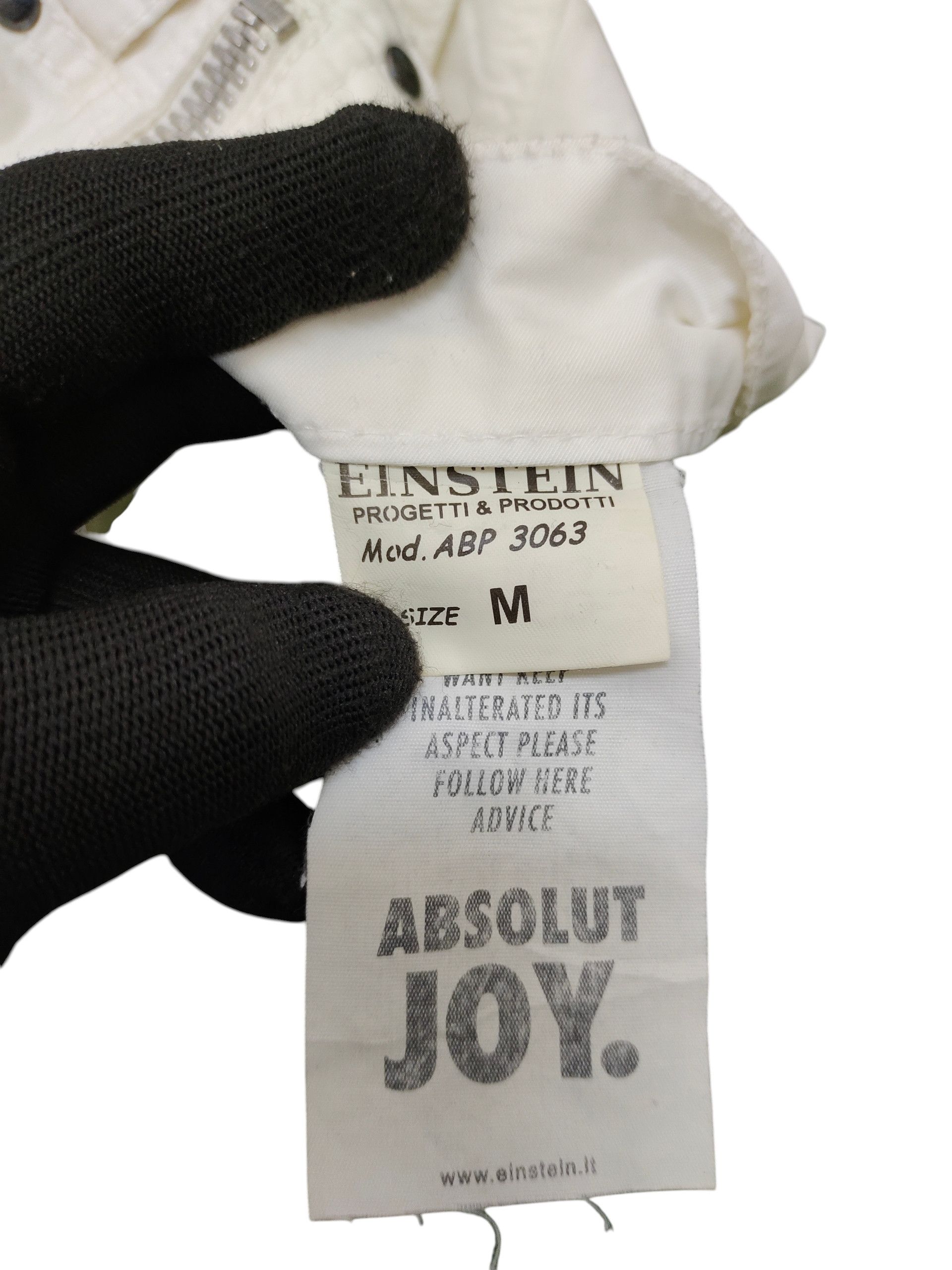 Absolut Joy Absolut Joy Einstein Asymmetric Cut White Zipper Pants Size US 30 / EU 46 - 12 Thumbnail
