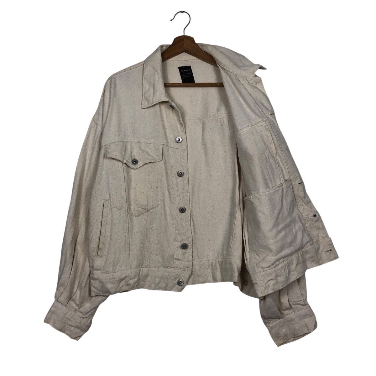 Japanese Brand 📌Vintage Denim Jacket Biker Rag Machine Cargo Pockets Size US M / EU 48-50 / 2 - 12 Thumbnail
