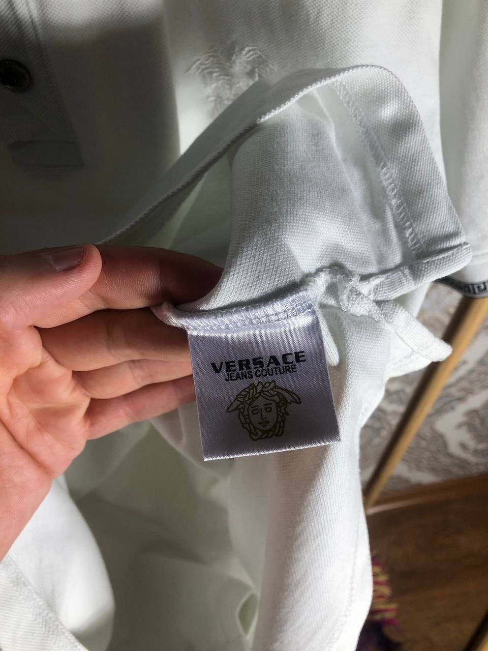 Versace × Vintage VERY RARE VERSACE JEANS COUTURE POLOS LUXURY ITALY DESIGNER Size US L / EU 52-54 / 3 - 10 Thumbnail