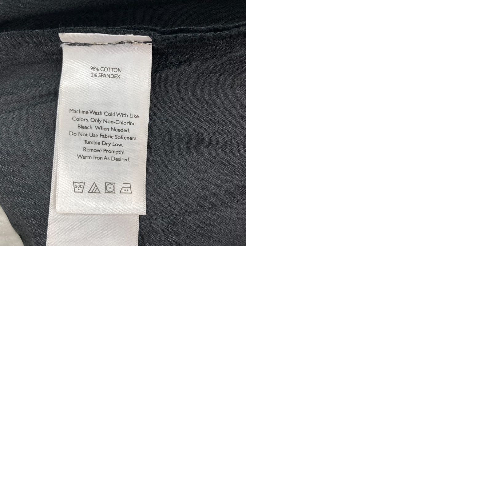 Eddie Bauer Eddie Bauer Chino Pants Women's 4 Petite Black Stretch Relaxed Tapered Chino Pants Womens 4P Black Stretch Fabric Relaxed Tapered Size 27" / US 4 / IT 40 - 9 Thumbnail