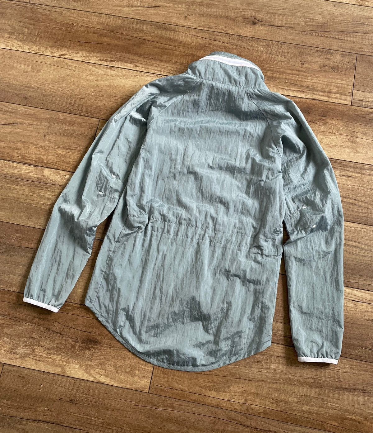 Nike Nike Womens Grey Silver Tech Hooded Windbreaker Jacket Size XS / US 0-2 / IT 36-38 - 4 Thumbnail