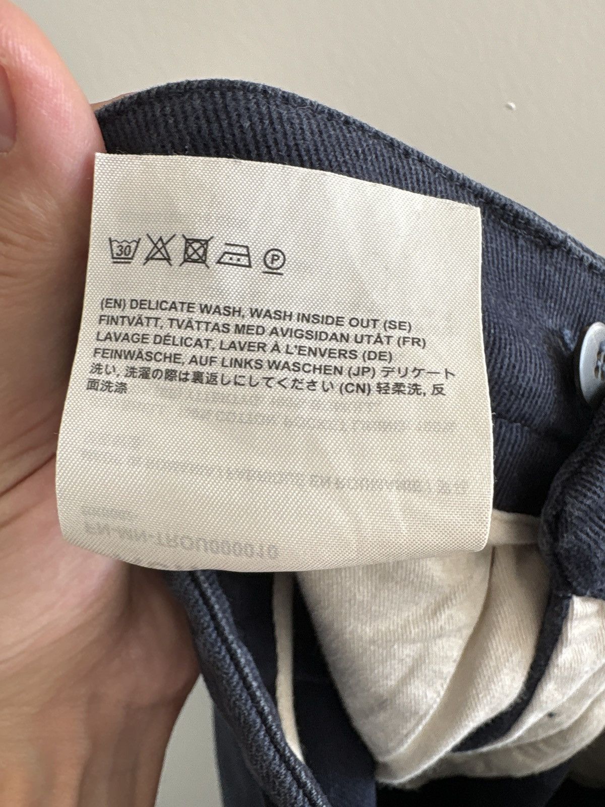 Acne Studios Acne Studios Workwear Trousers Dark Blue Size US 30 / EU 46 - 4 Thumbnail