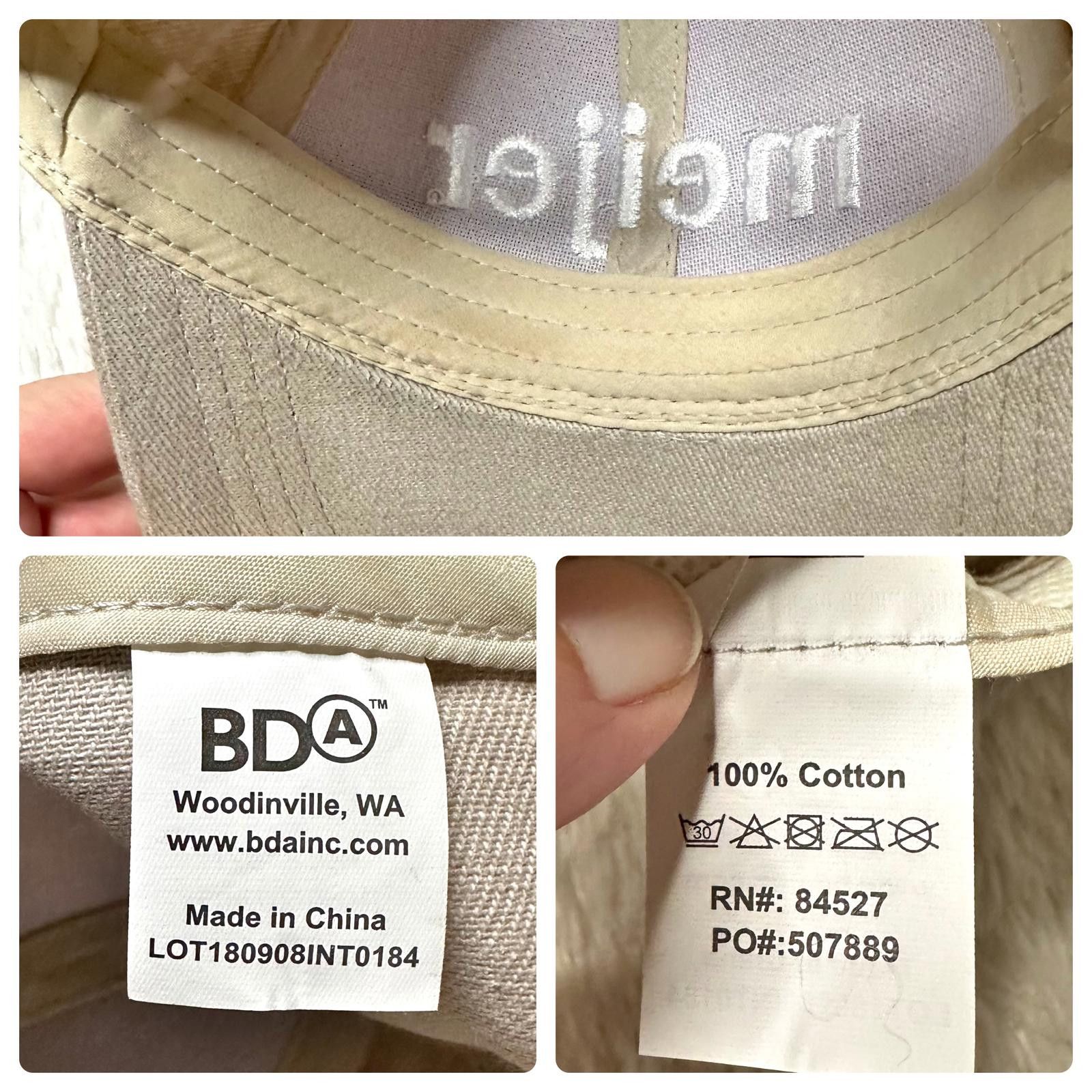 Designer Meijer Unisex Beige Dad Hat Embroidered Logo Adjustable Cap Size ONE SIZE - 8 Thumbnail