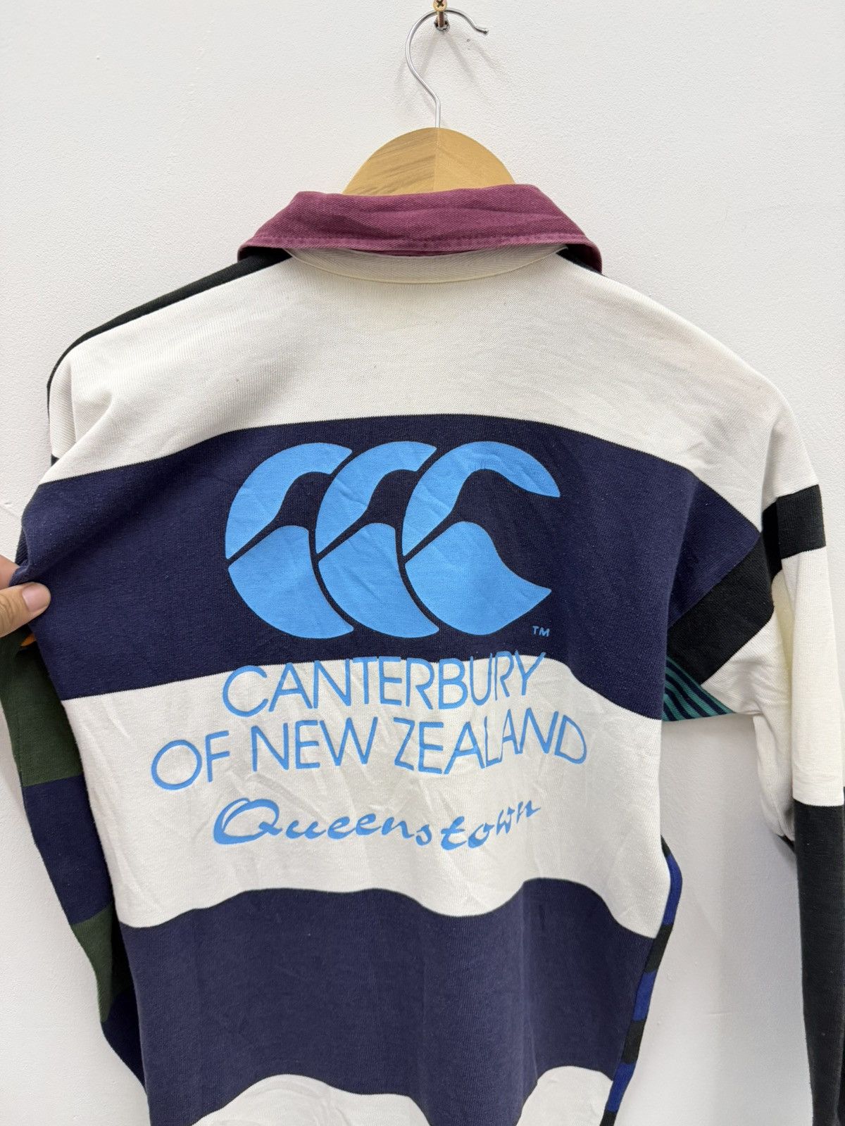 Canterbury of New Zealand Vintage Canterbury New Zealand Big Logo Polo Rugby Size US S / EU 44-46 / 1 - 7 Thumbnail