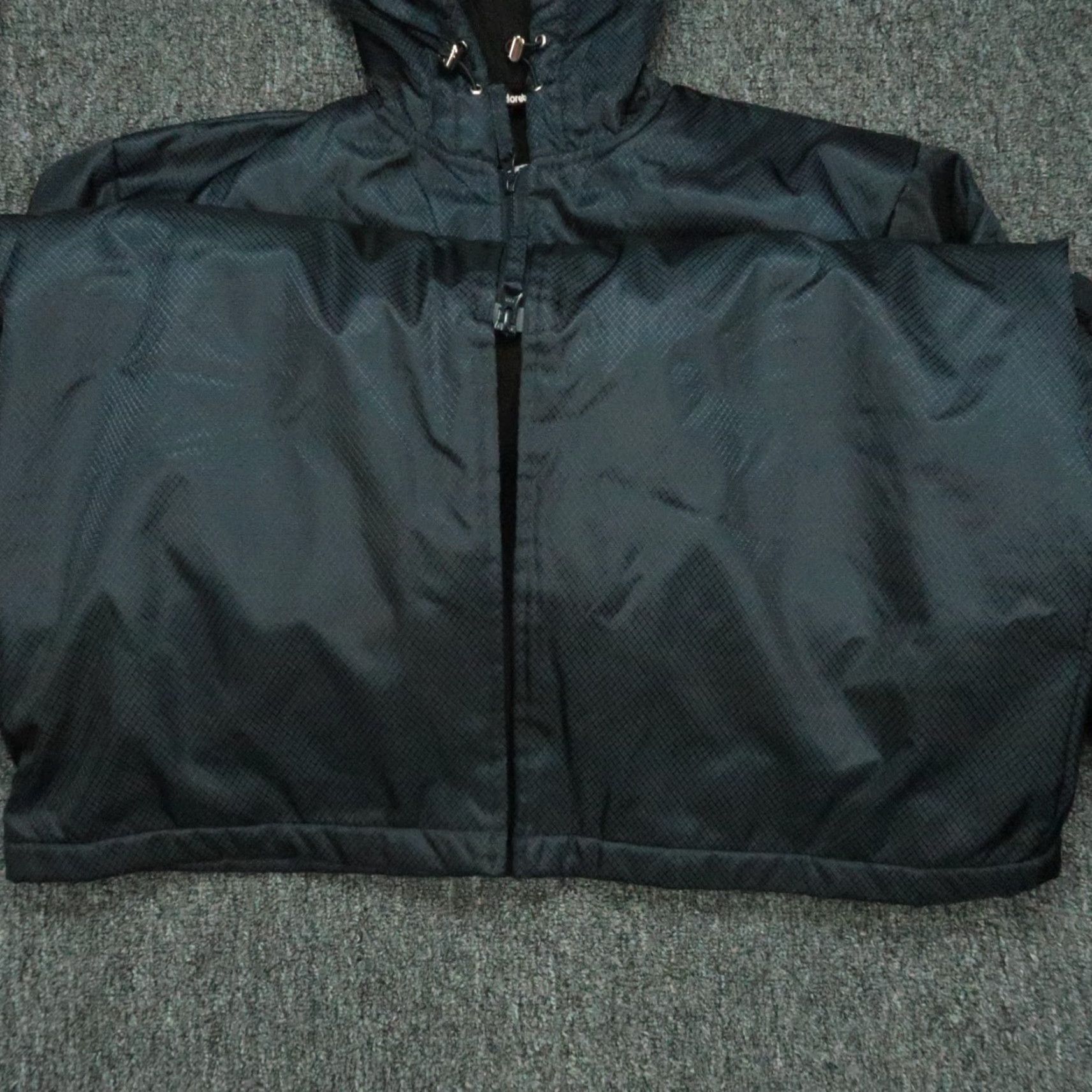 Adoretex Jacket Adult Small Blue Parka Full Zip Hooded Pockets