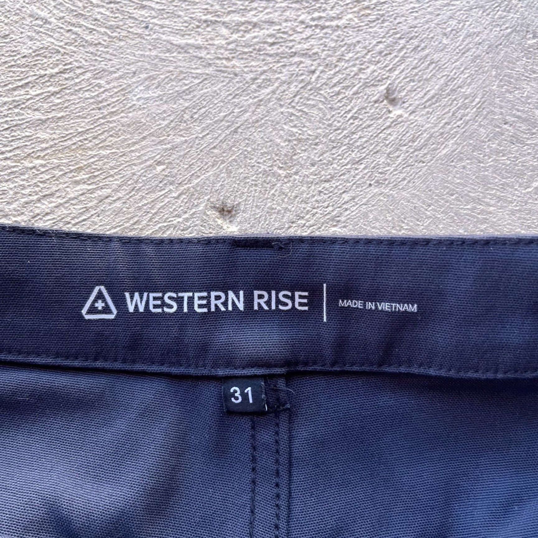 Vintage Western Rise Pants Mens 31x32 Chino Slim Fit Gray Nylon Spandex Stretch Flat Front Regular Inseam 32 Men's Casual Workwear Size US 31 - 5 Thumbnail