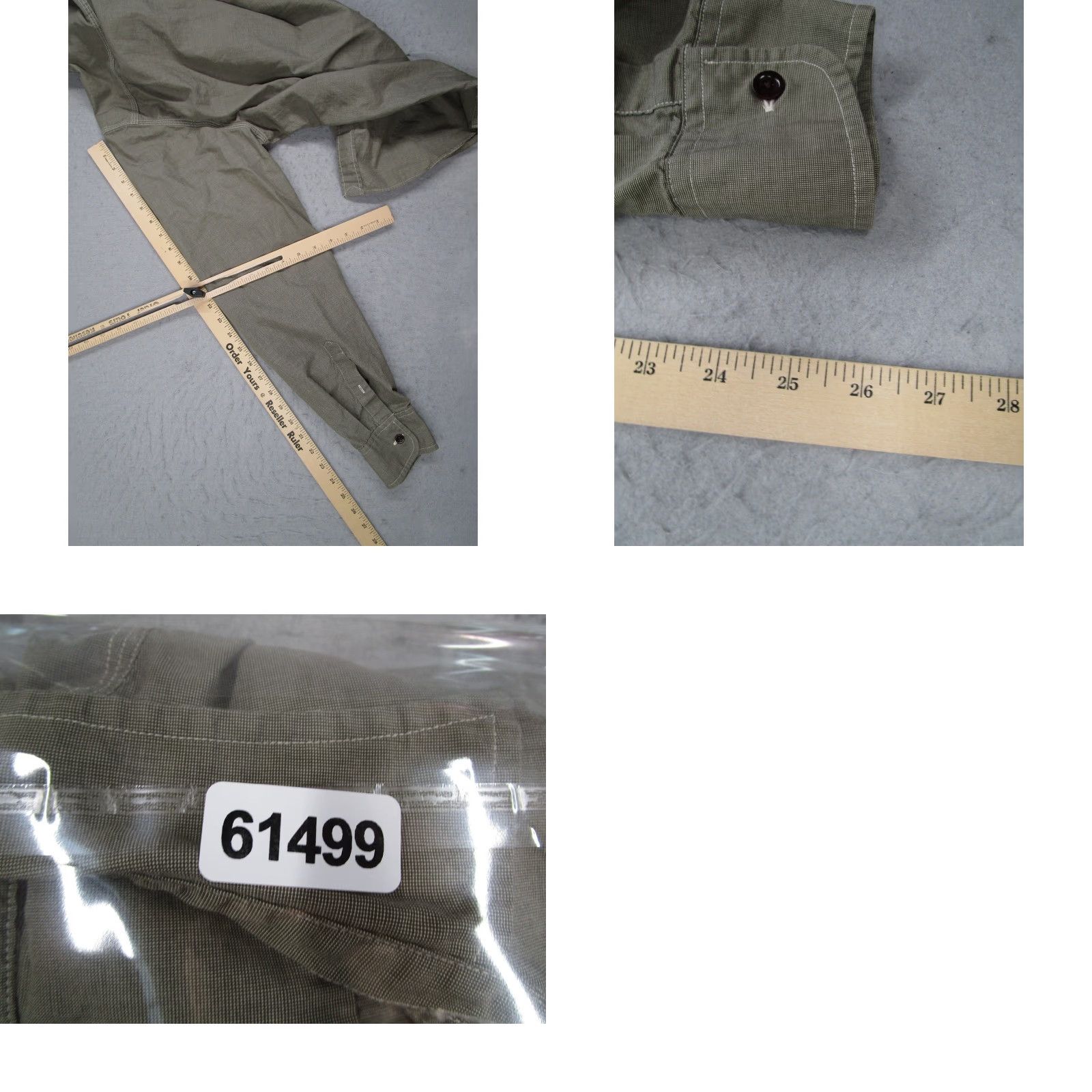 J.Crew J.Crew Shirtings Shirt XL Olive Green Cotton Button-Down Work Shirt 81233 HO06 Size US XL / EU 56 / 4 - 8 Thumbnail