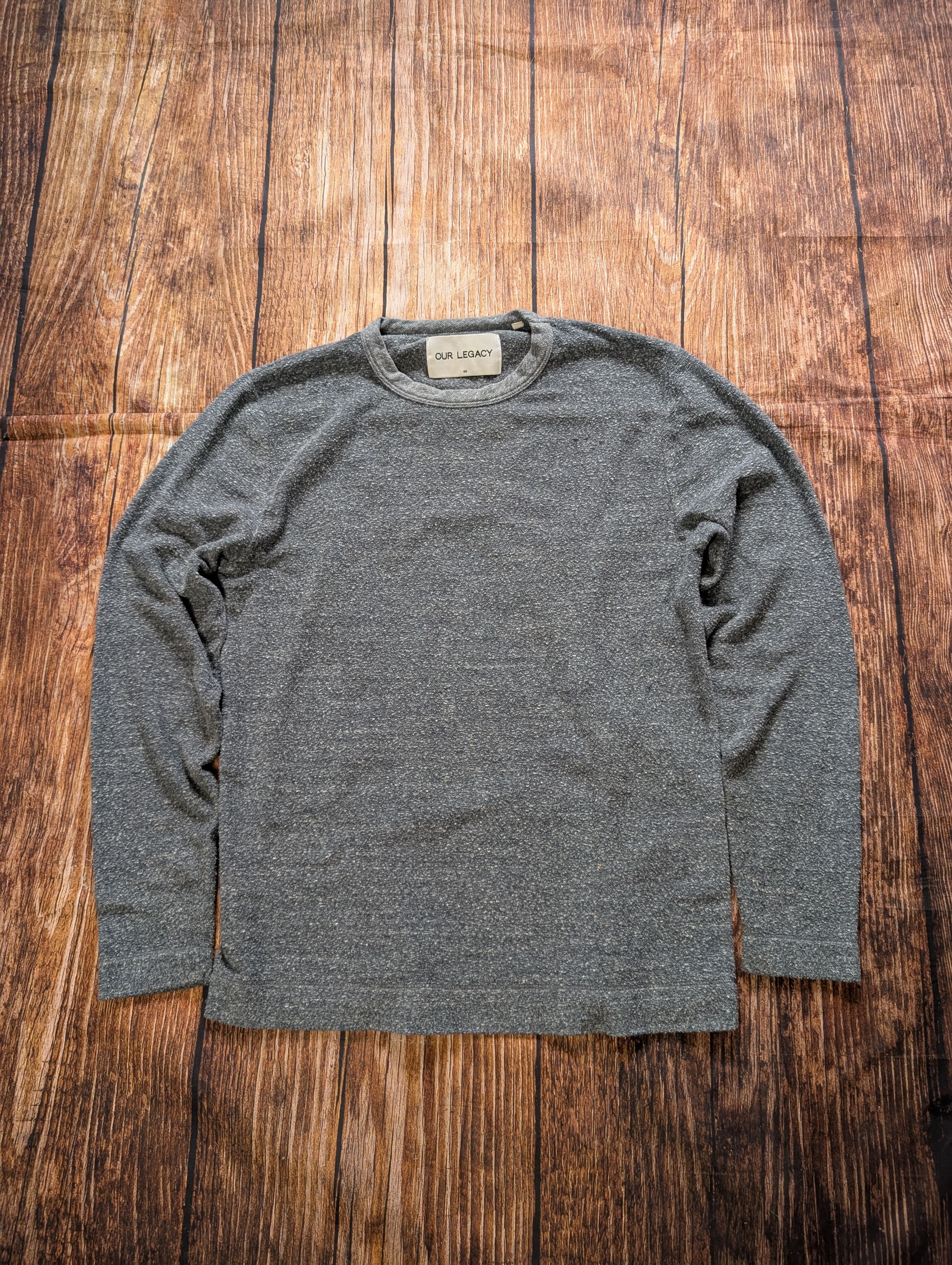Our Legacy Gray Our Legacy loop light sweat sweatshirt crewneck Size US S / EU 44-46 / 1 - 1 Thumbnail