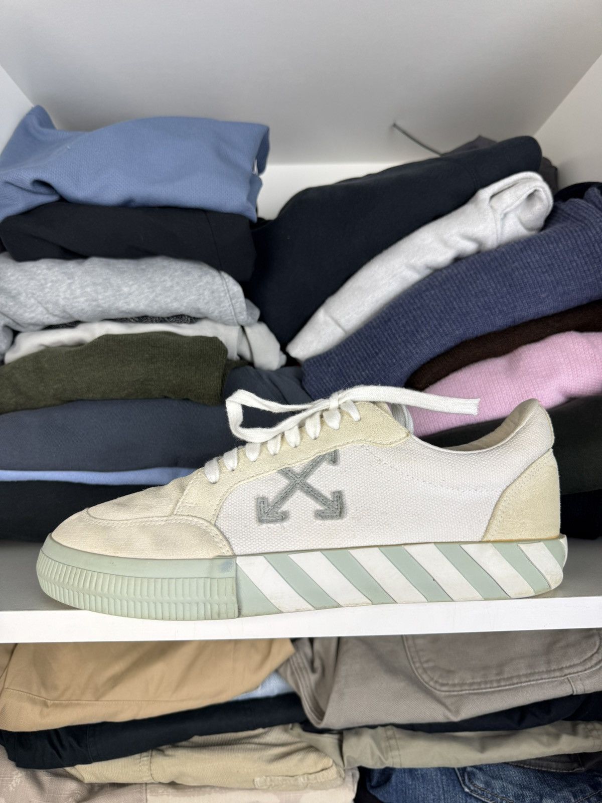 Off-White Off-White Low Vulcanized Sneakers Size 43 Size US 10 / EU 43 - 9 Thumbnail